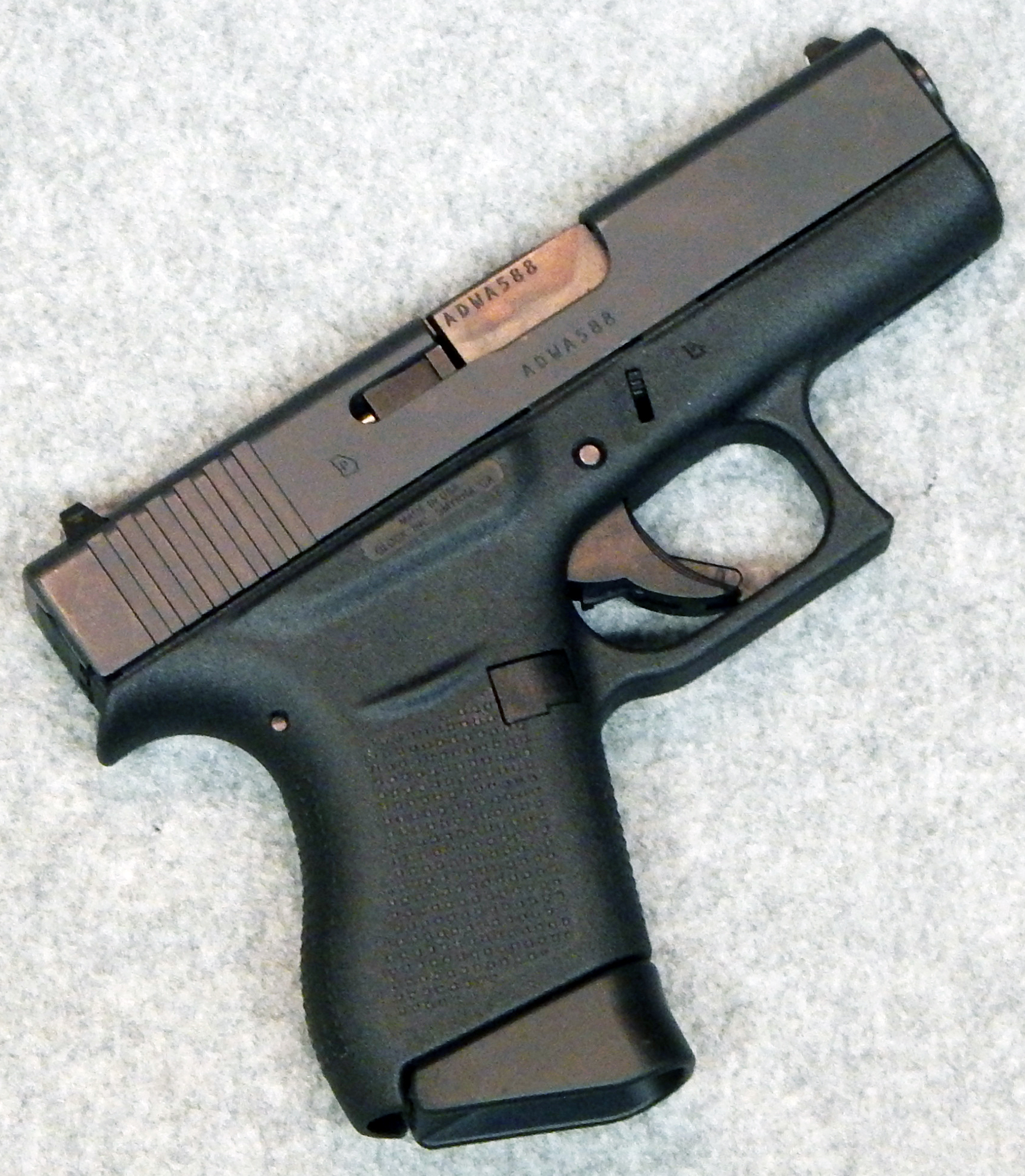 Image of Glock ~ 43 ~ 9 mm Luger.