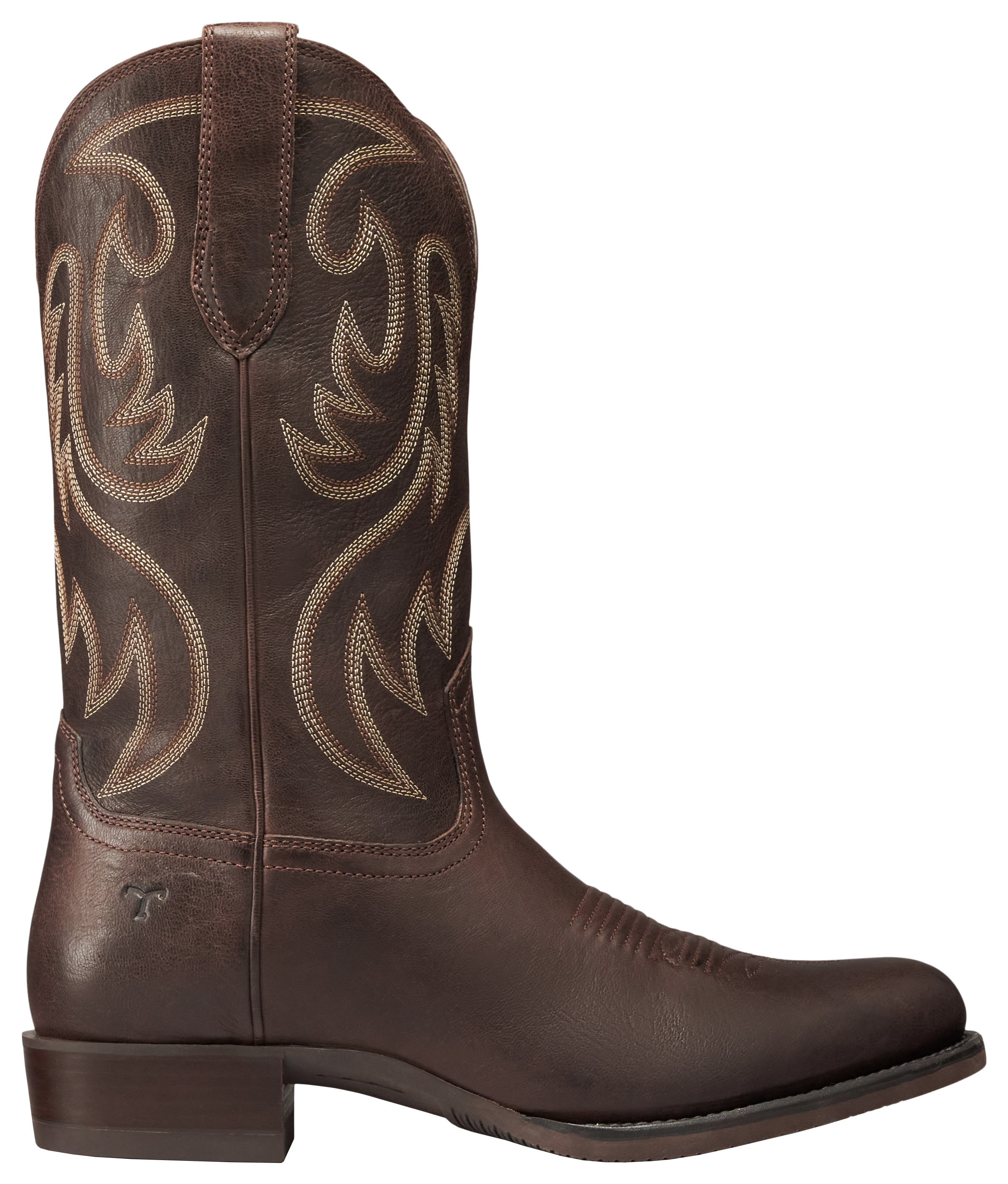 Image of Tecovas The Buck Square-Toe Goat Western Boots for Men - Clay