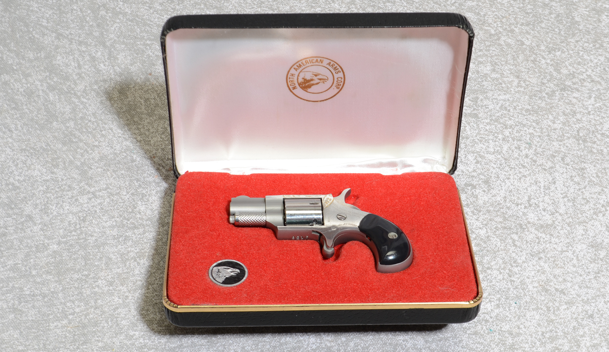 Image of North American Arms NAA 22-5 Pistol, .22 Short, 1 inch Barrel
