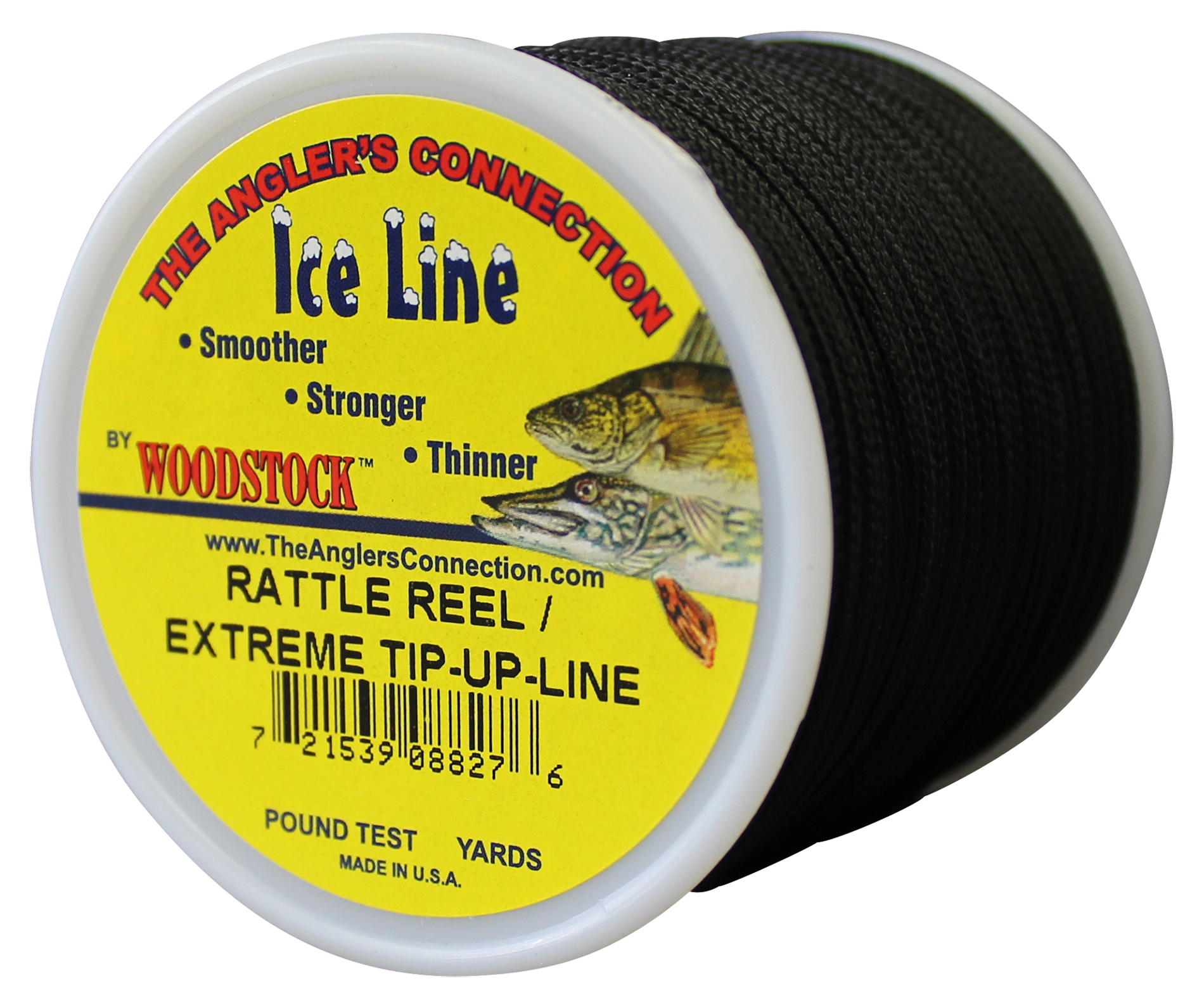 Woodstock Rattle Reel/Tip-Up Ice-Fishing Line