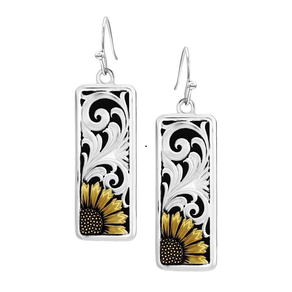 Montana Silversmiths Montana Silversmiths Toward The Sun Earrings - $84.99 at Bass Pro Shops