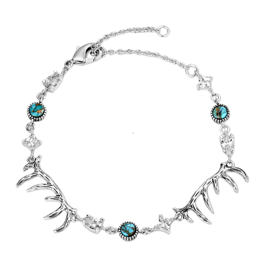 Montana Silversmiths Rocky Mountain Finds Turquoise Bracelet