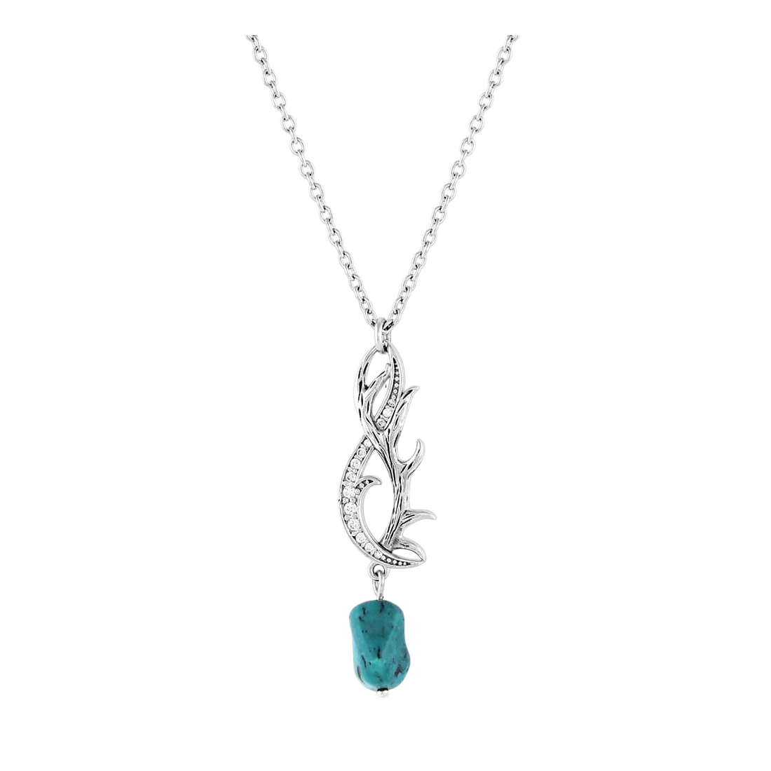 Montana Silversmiths Rooted In Stone Turquoise Necklace