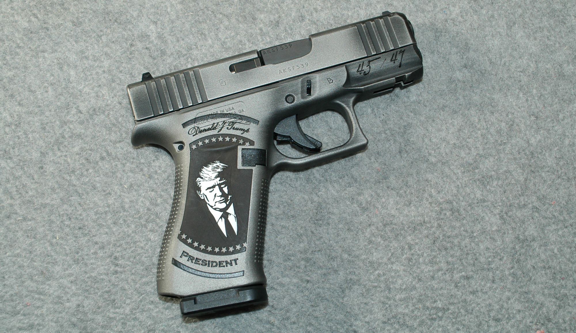 Image of "Glock ~ 43X ""Trump Victory"" ~ 9mm"