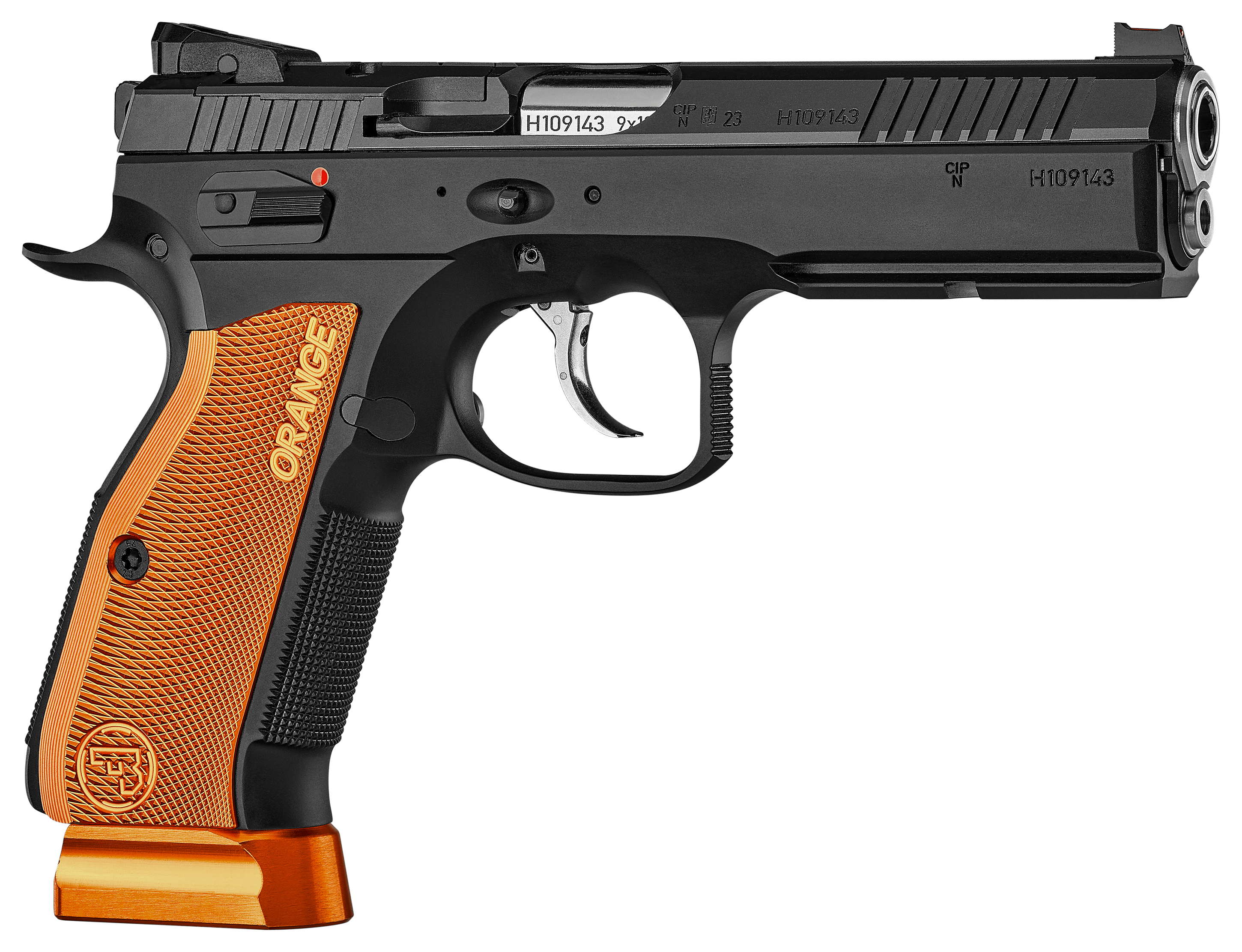 CZ Shadow 2 Orange OpticsReady SemiAuto Pistol