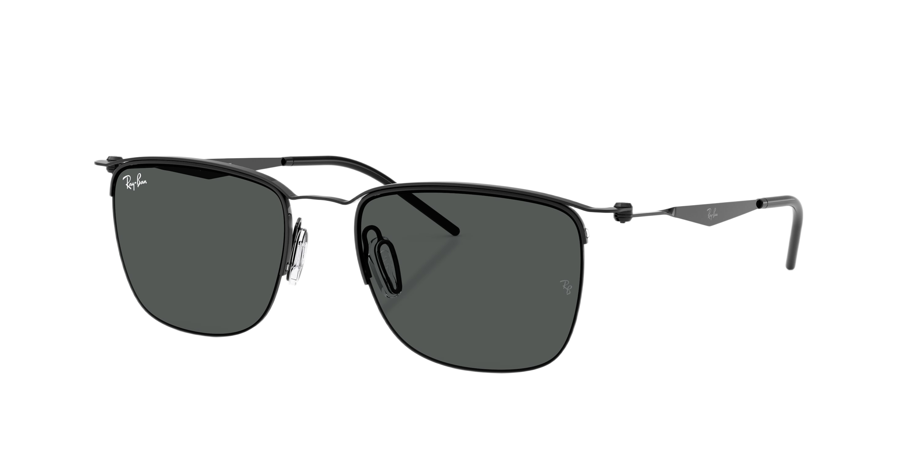 Image of Ray-Ban RB8550 Classic Sunglasses - Black/Dark Gray