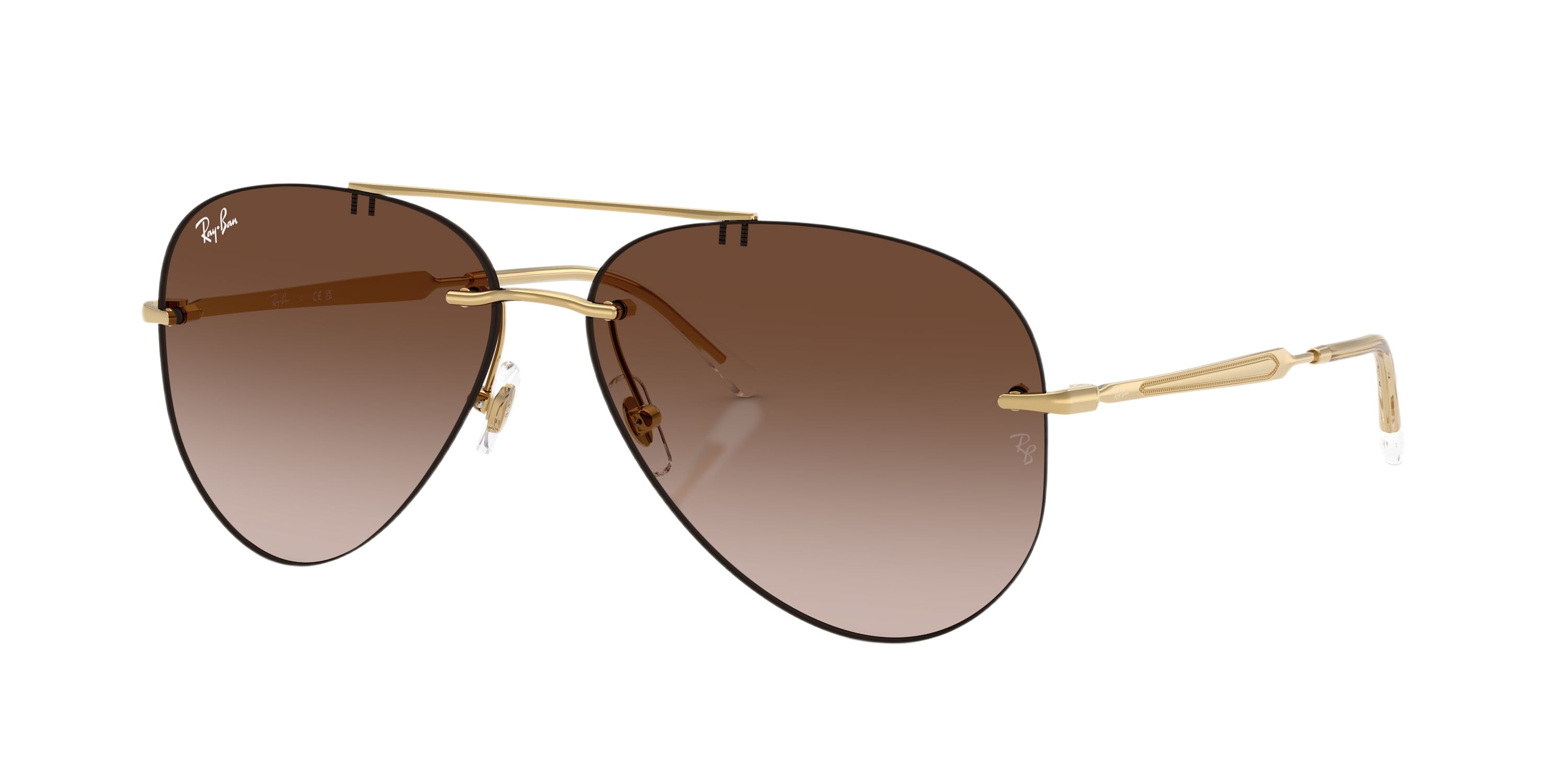 Image of Ray-Ban RB3791 Gradient Sunglasses - Arista/Dark Brown Gradient