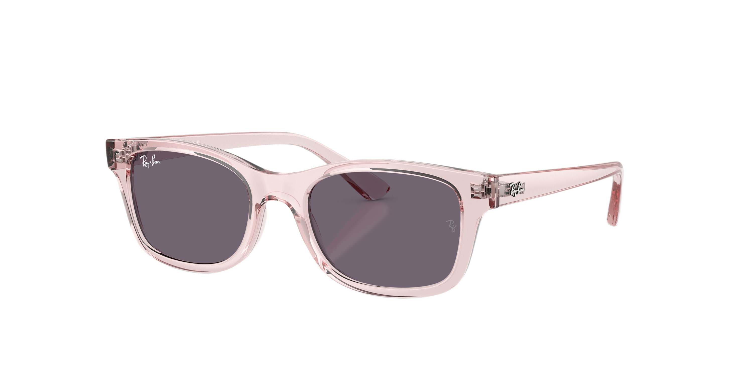 Image of Ray-Ban RB9086S Kids Classic Sunglasses - Transparent Pink/Violet