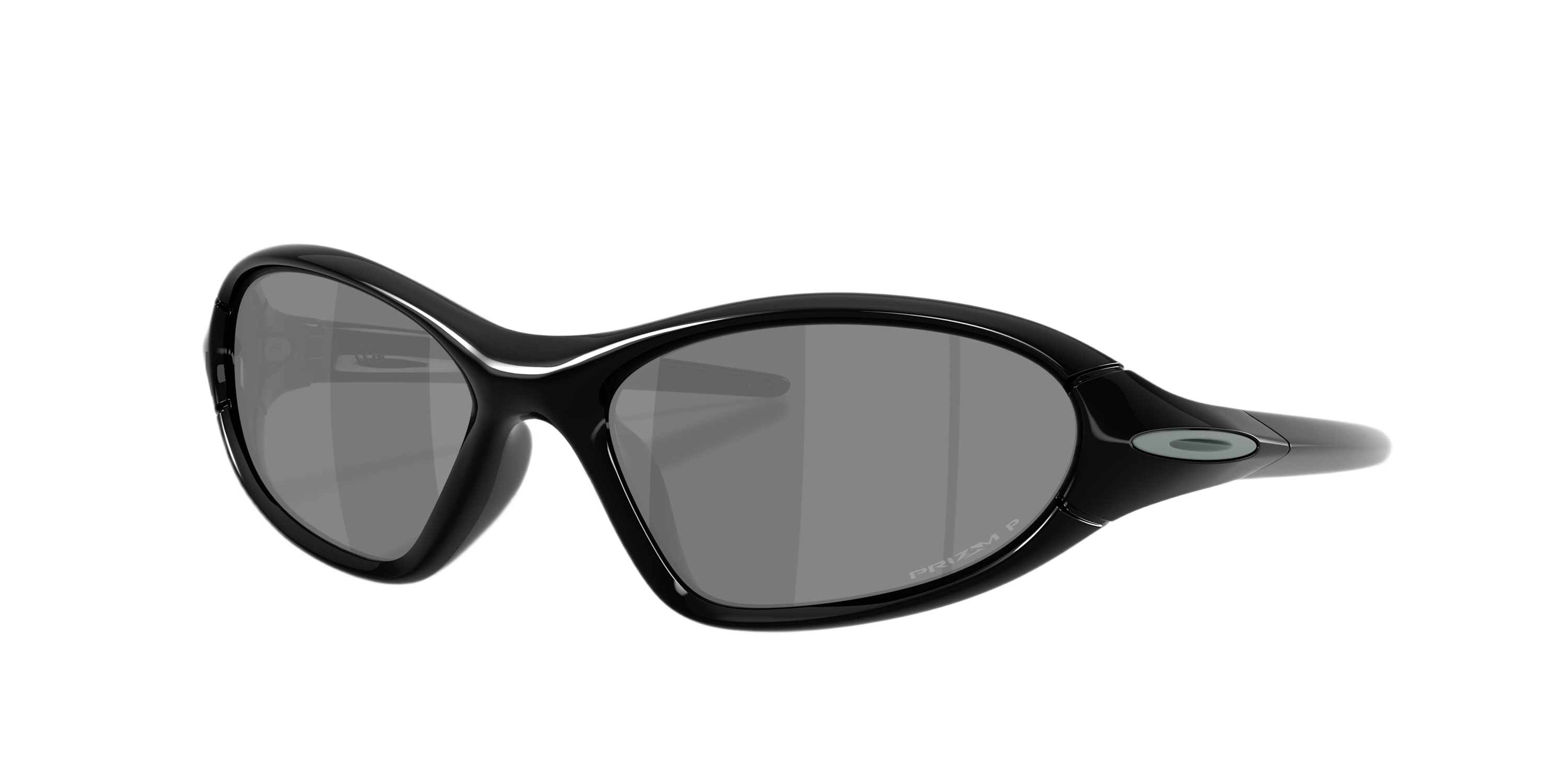 Image of Oakley Portal Jacket OO9536 Prizm Polarized Sunglasses - Polished Black/Prizm Black Mirror - XX-Large