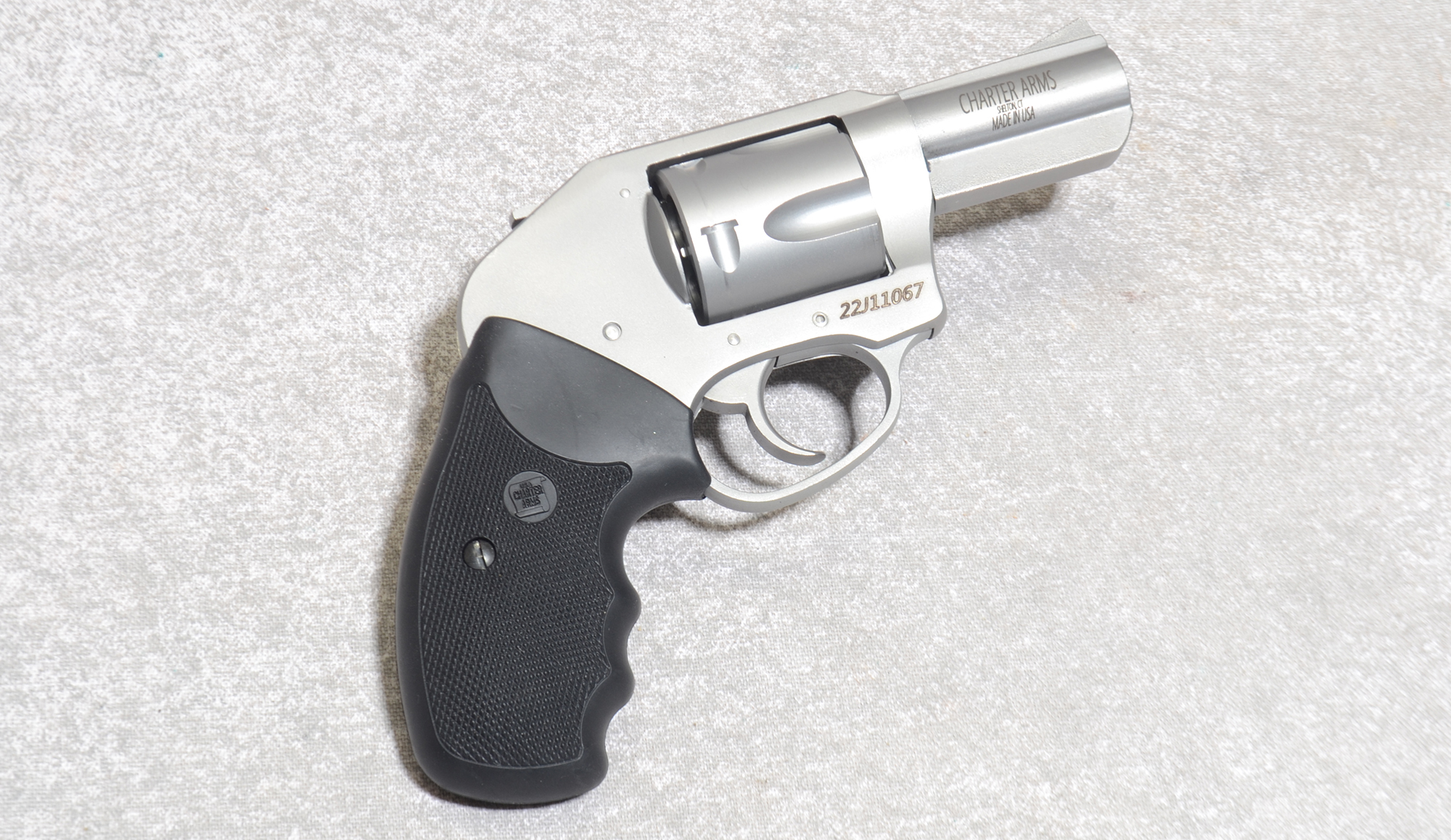 Charter Arms Bulldog Revolver, .44 S&ampW Special, 2.5″ Barrel - Charter Arms