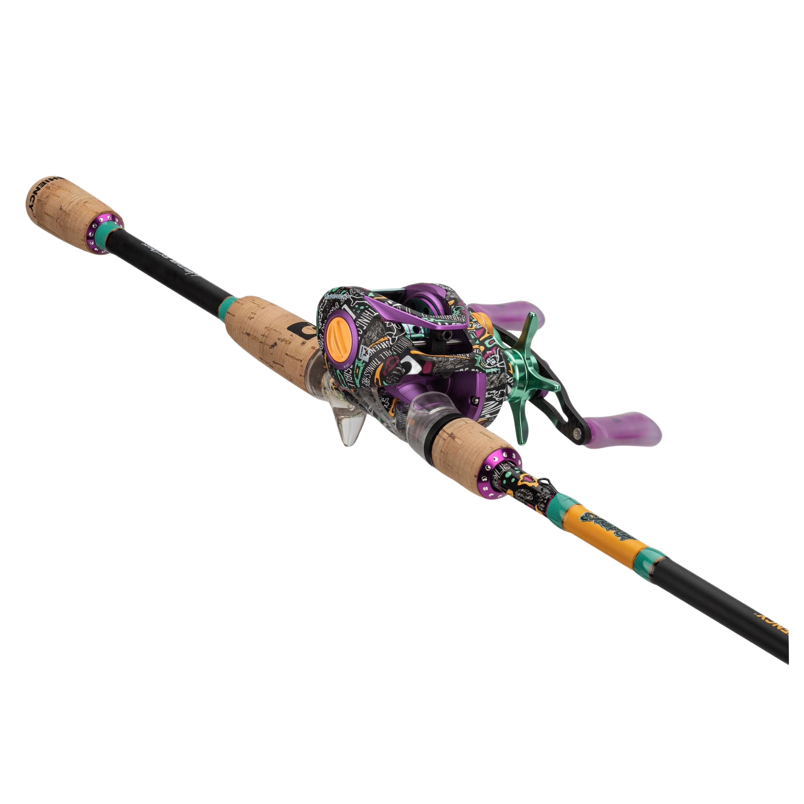 Image of "ProFISHiency Krazy 3 Baitcast Combo - Left Retrieve - 7"" - Medium Heavy"