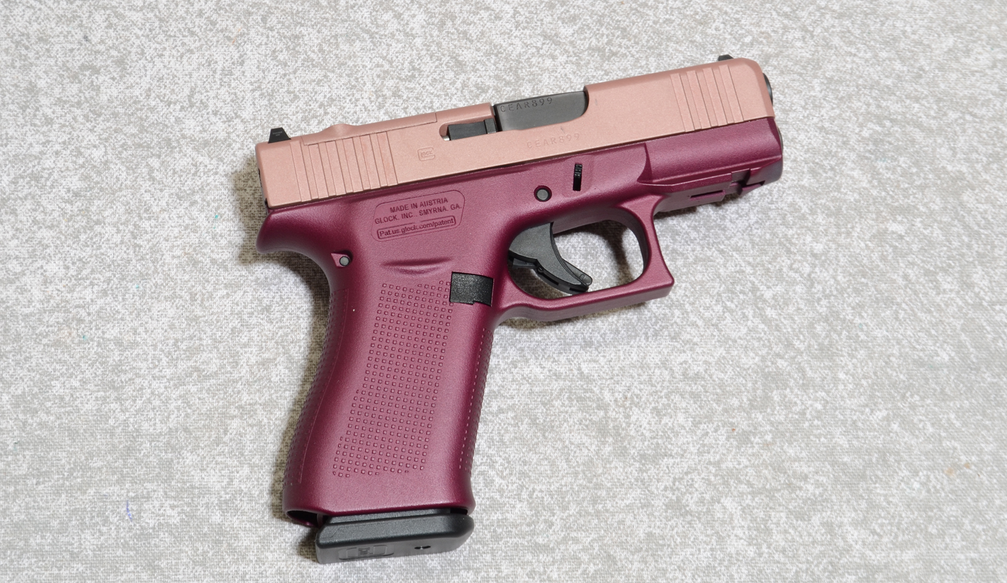 Glock Glock 43x Pistol, 9mm Luger, 3.5" Barrel - $499.99 at Bass Pro Shops