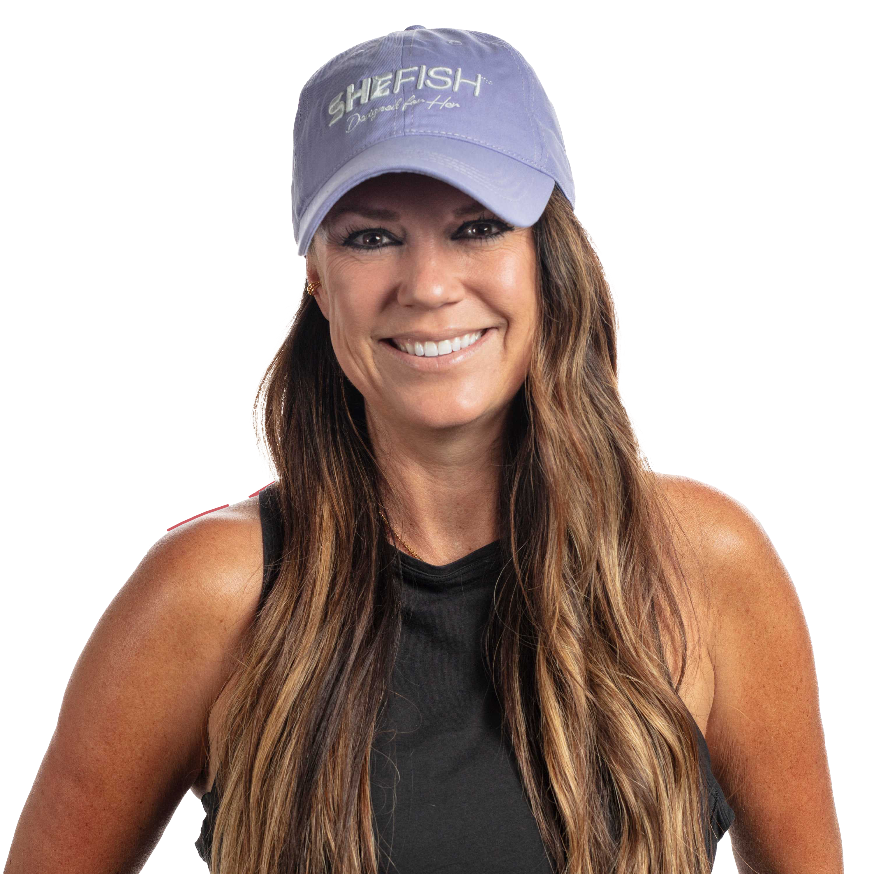 Image of SheFish Dad Cap with 3D Logo - Lavender