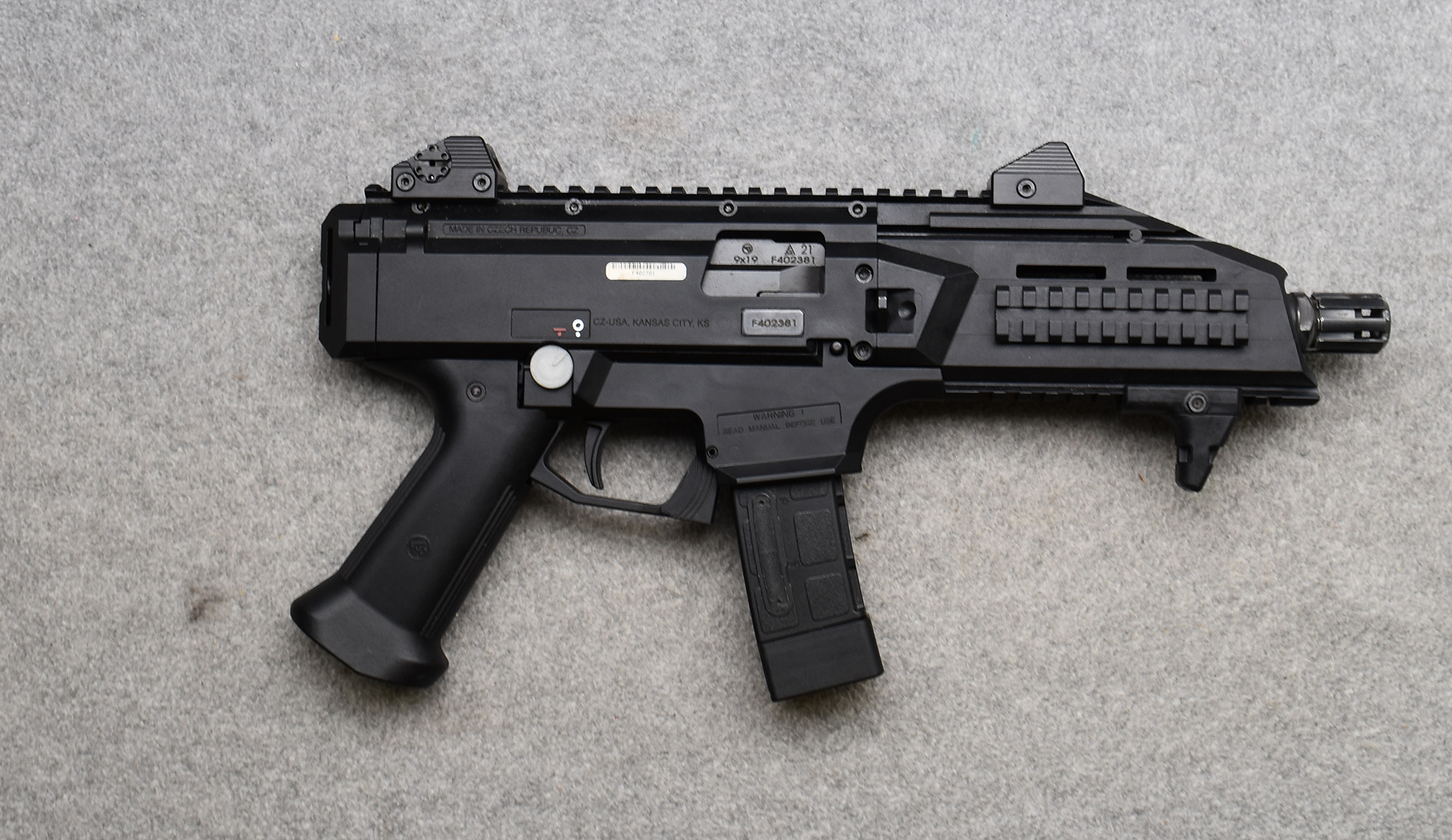 CZ ~ Scorpion EVO 3 S1 ~ 9mm Luger - CZ-USA