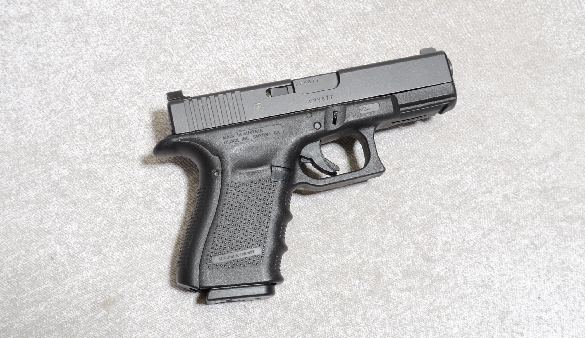 Glock 23 Gen. 4 Pistol, .40 S&ampW, 4″ Barrel - Glock