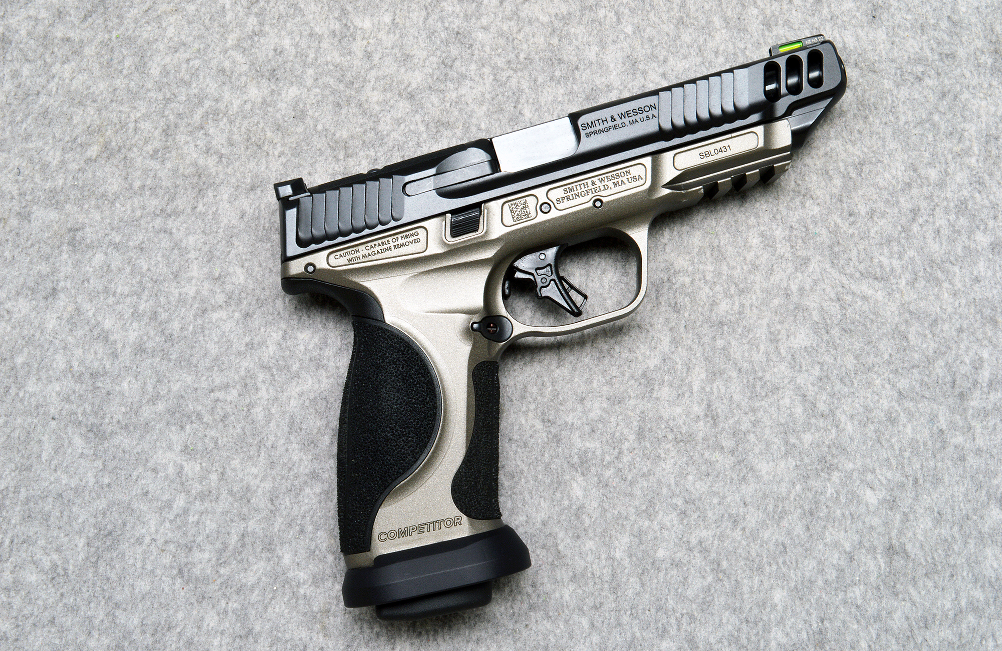 Smith and Wesson ~ Performance Center M&ampP M2.0 Competitor Black/Tungsten ~ 9mm - Smith & Wesson