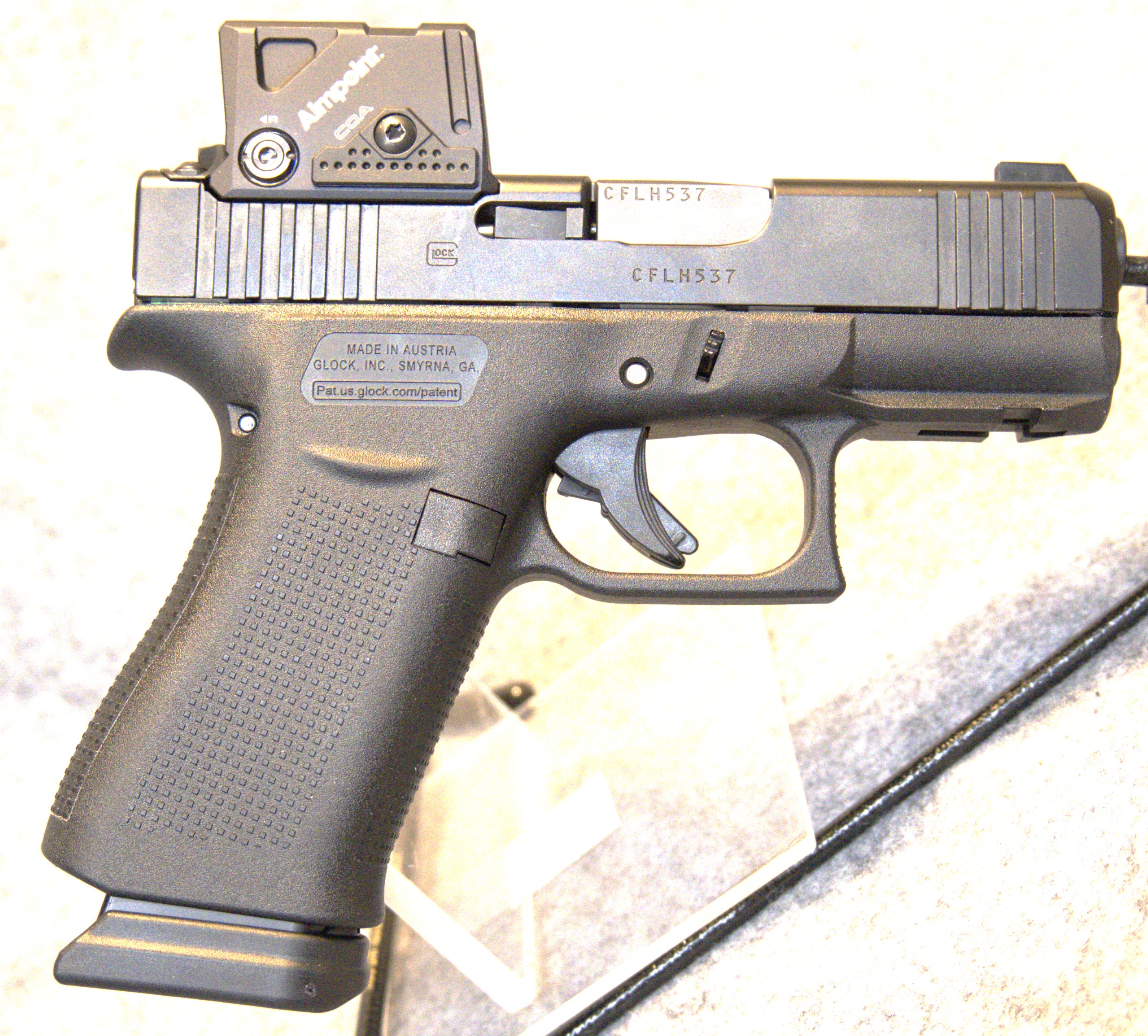 Image of GLOCK ~ G43X MOS ~ 9mm with Aimpoint COA Sight
