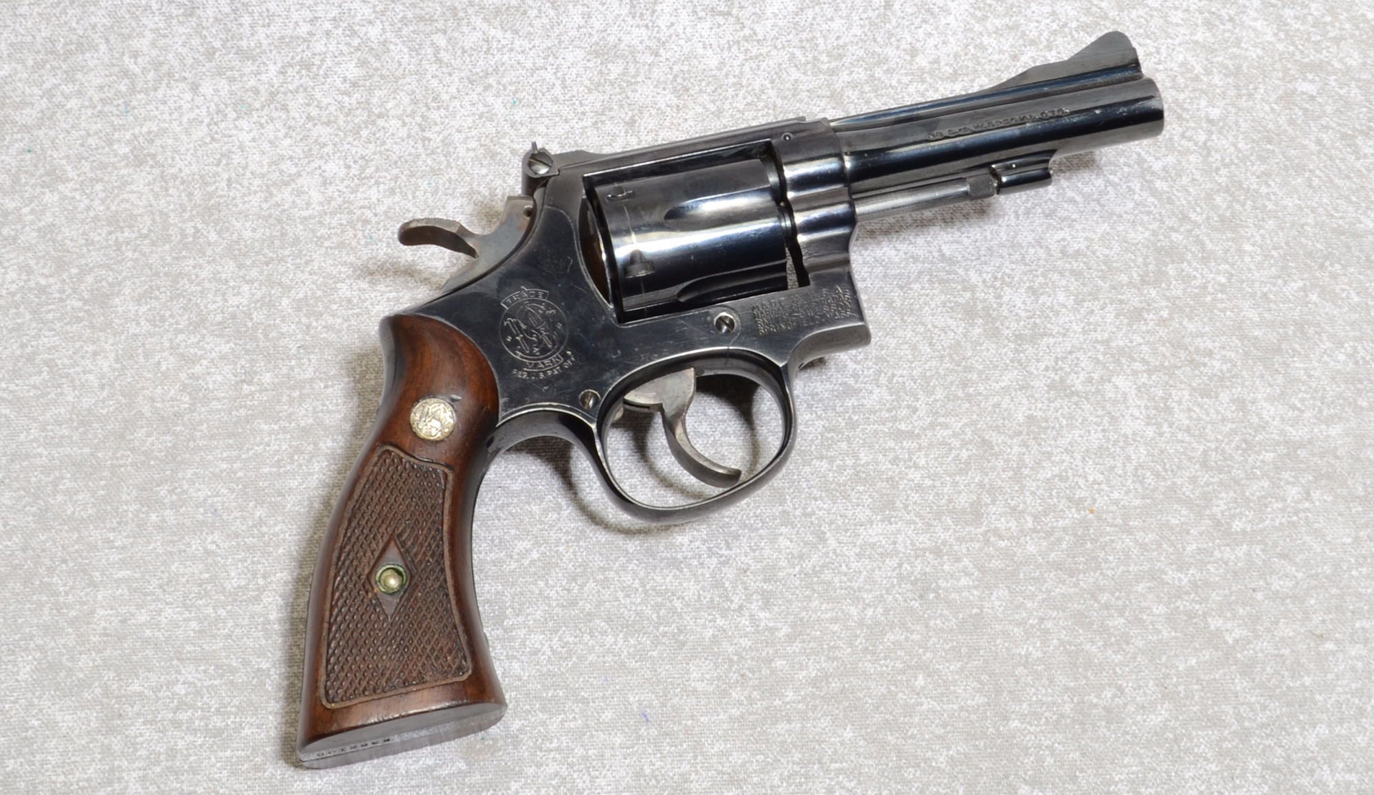 Smith Smith & Wesson Model 15 Pistol (MFG 1960), .38 S&W Special, 4" Barrel - $599.99 at Bass Pro Shops