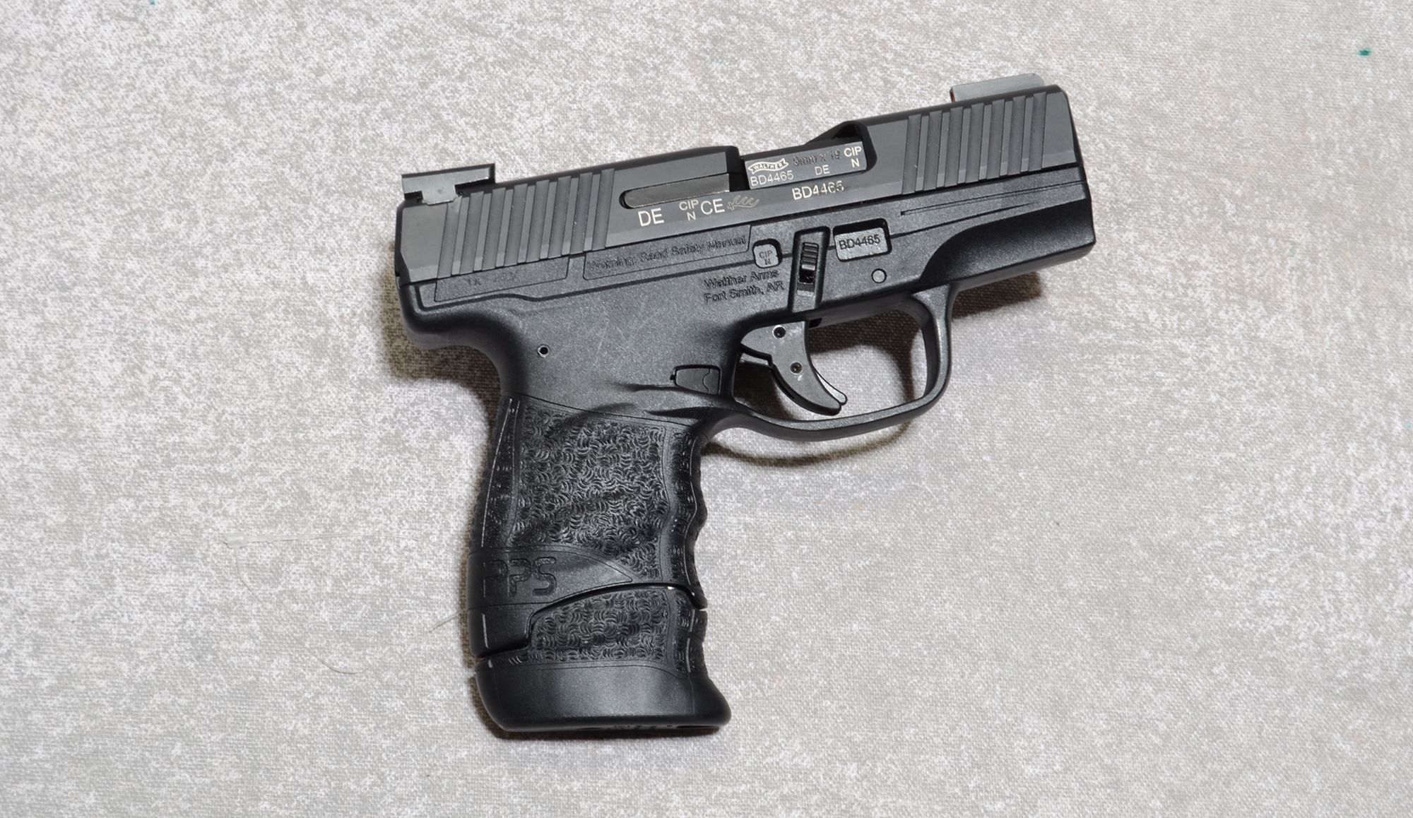 Walther PPS Pistol, 9mm Luger, 3" Barrel