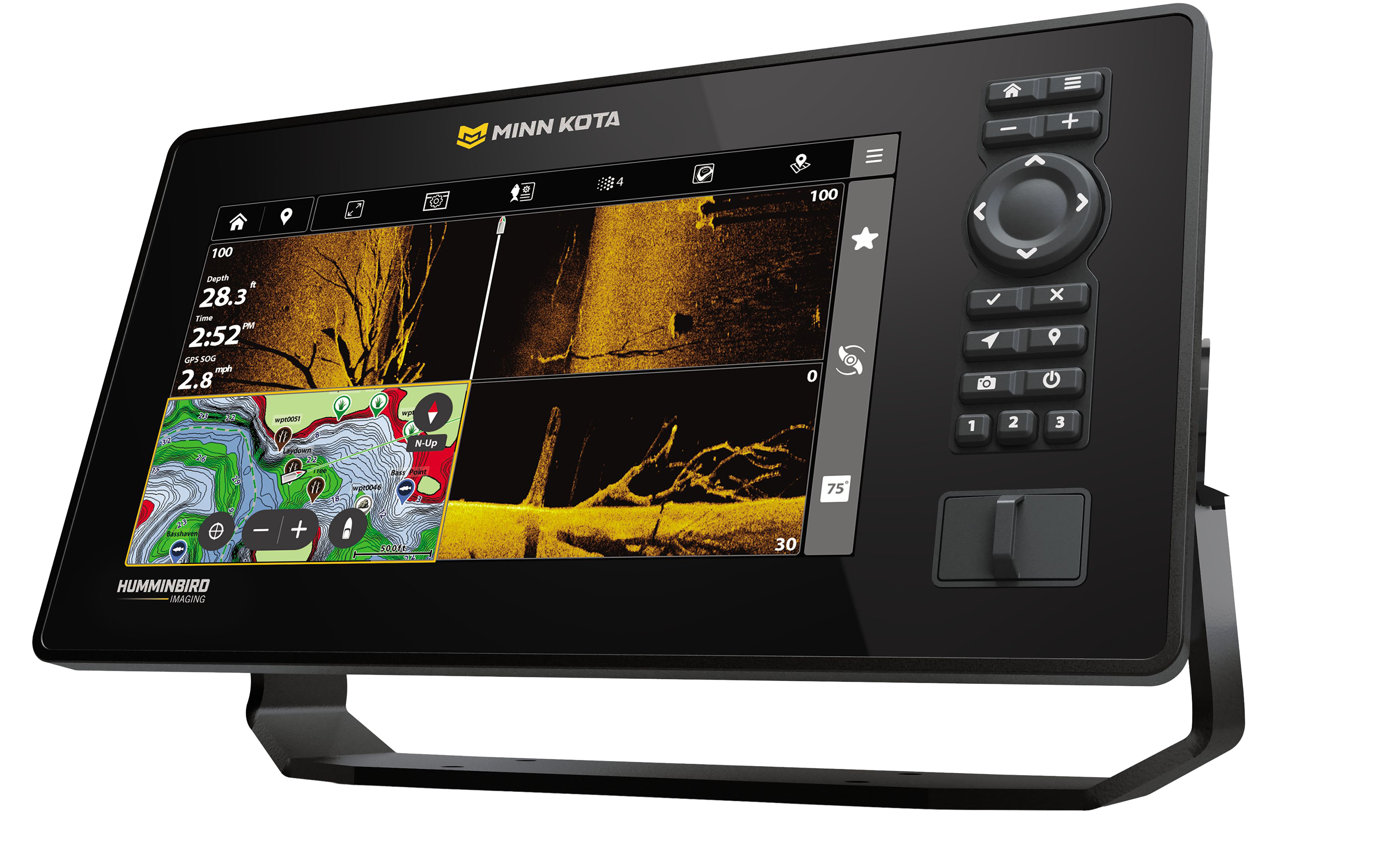 Minn Kota Minn Kota X Series Fish Finder/Chartplotter - Control Head Only - Black - 9" - $1399.99 at Bass Pro Shops