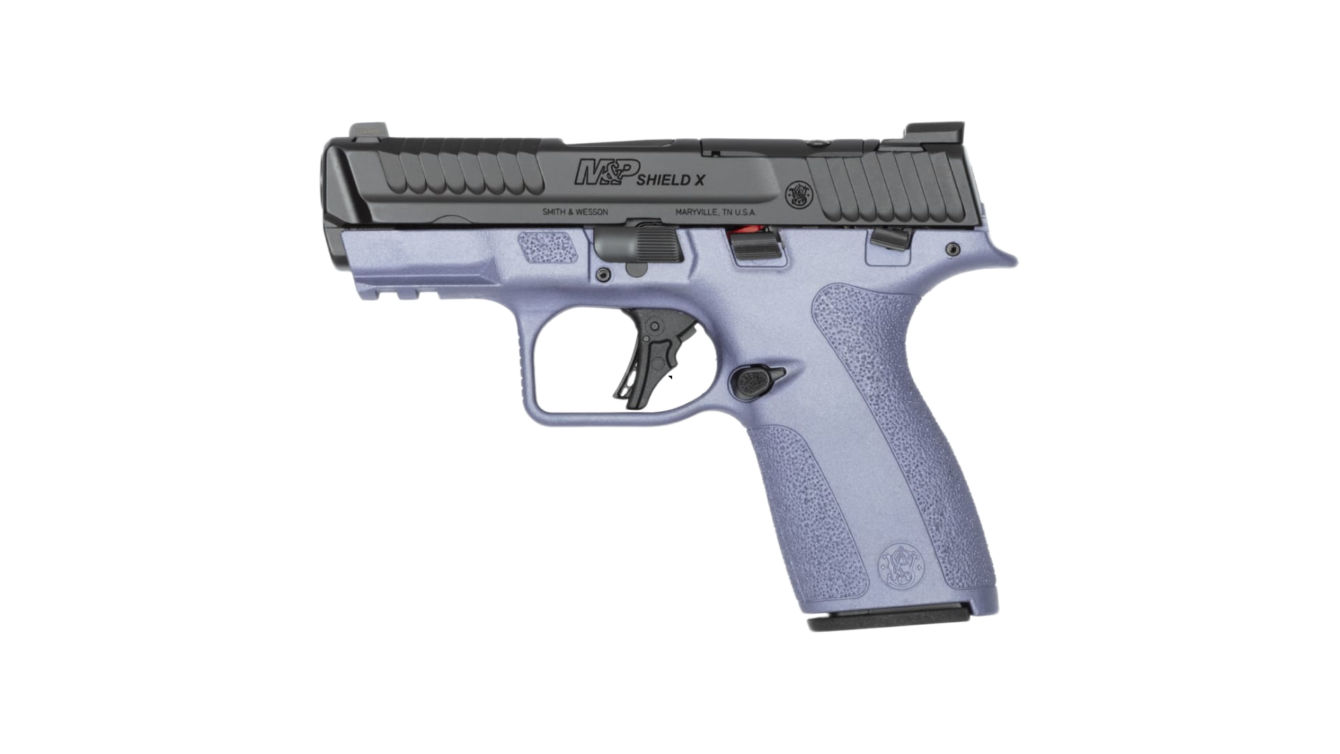 Smith & Wesson M&P Shield X Optics-Ready Semi-Auto Pistol with Thumb Safety - 15 - Black - Orchid