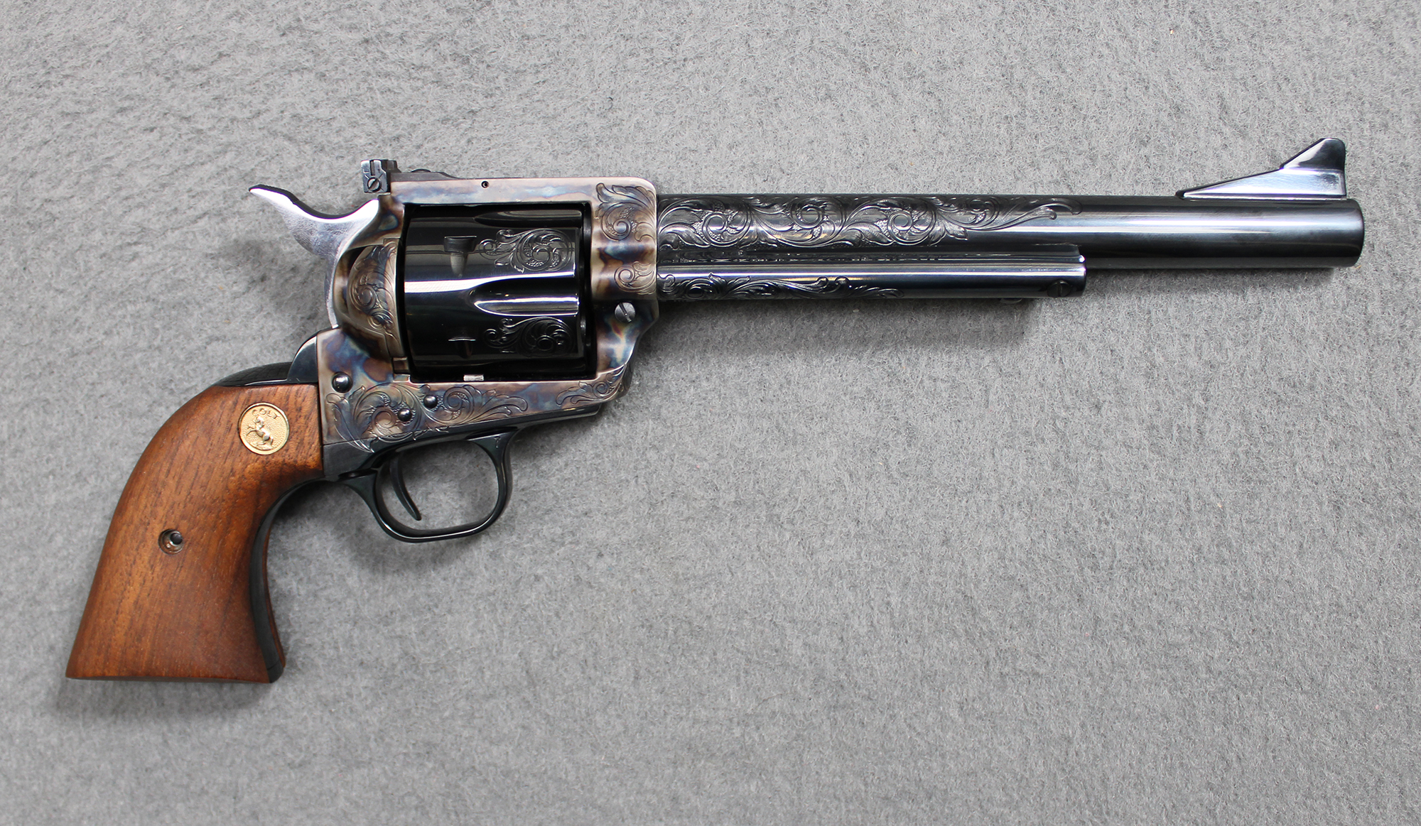 Colt ~ Engraved New Frontier SAA ~ .45 Colt - Colt
