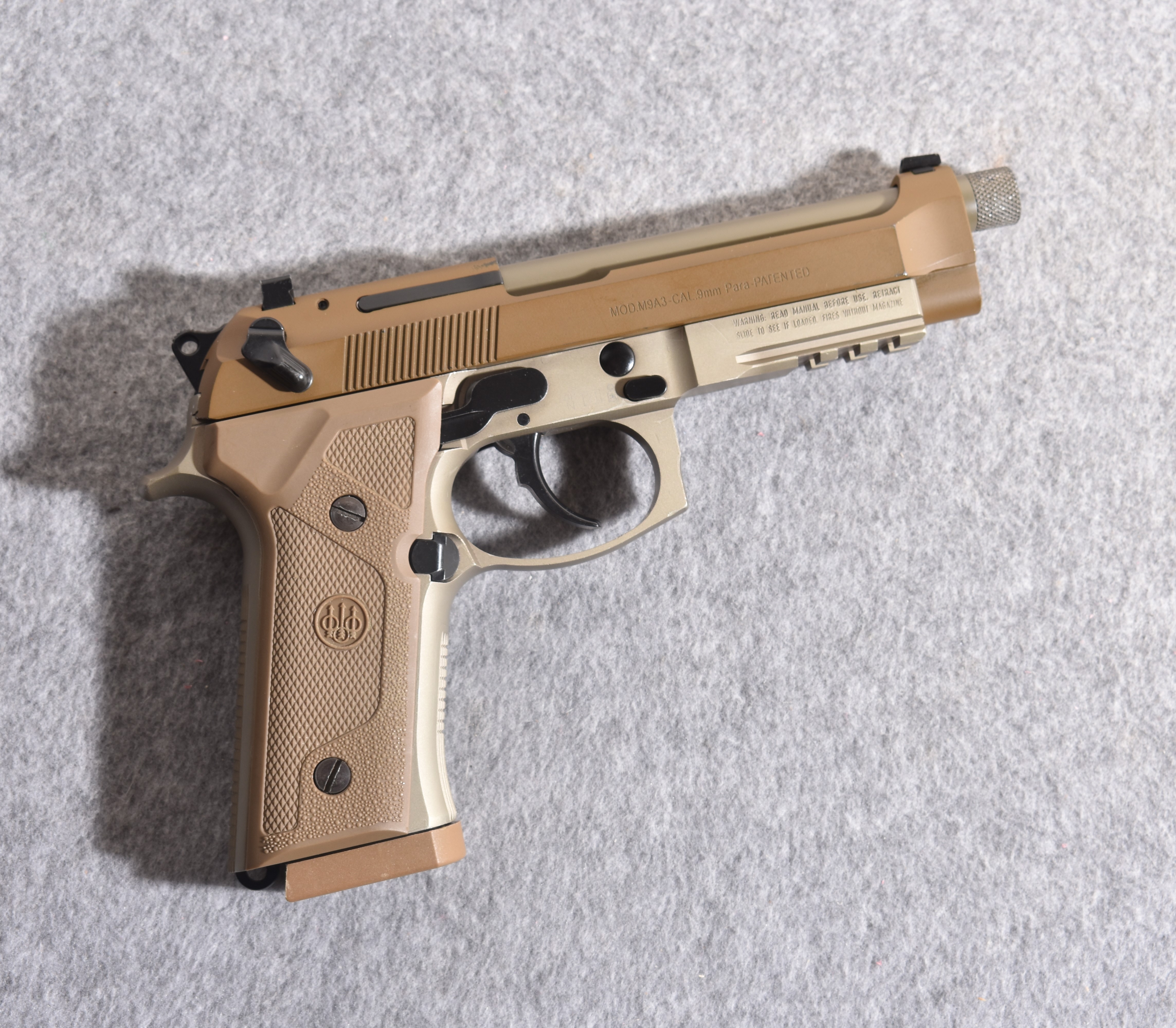 Beretta M9A3 9MM Luger Semi-Auto Pistol - Beretta