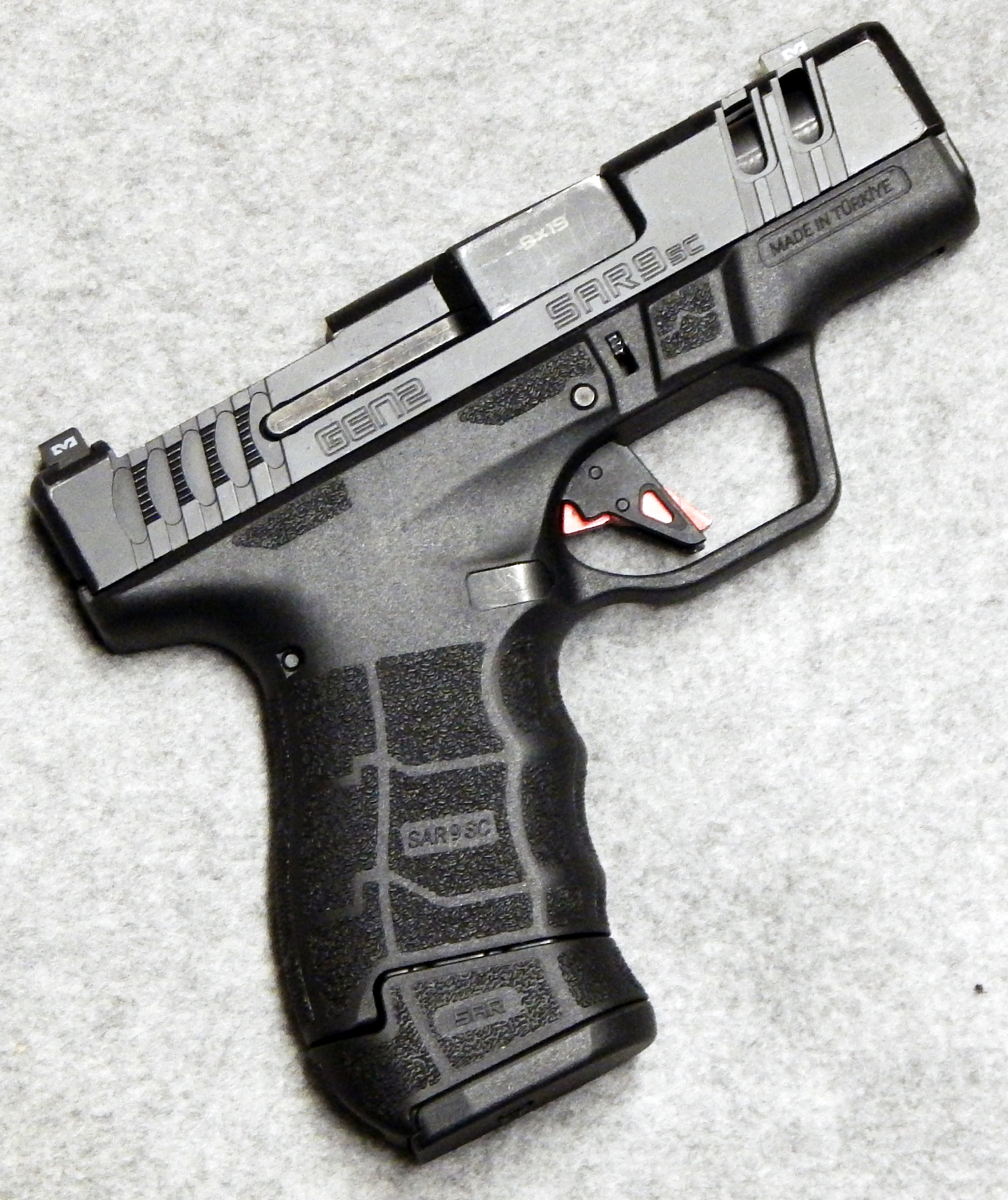 Image of Sarsilmaz ~ SAR9 SC Gen 2 ~ 9 mm Luger.