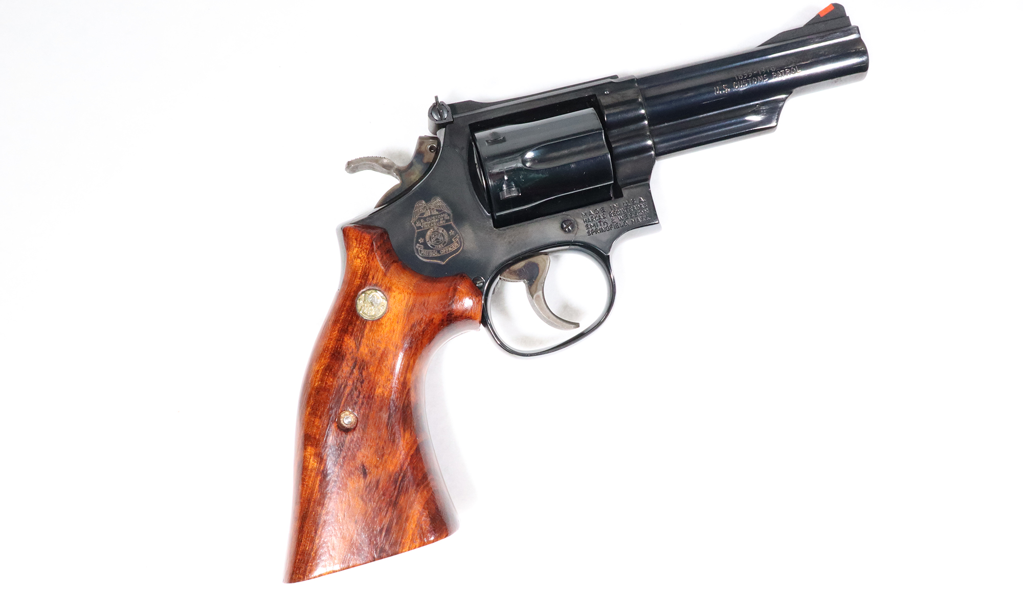 Image of Smith & Wesson Model 19-4 U.S. Customs Patrol Commemorative Revolver - .357 Magnum