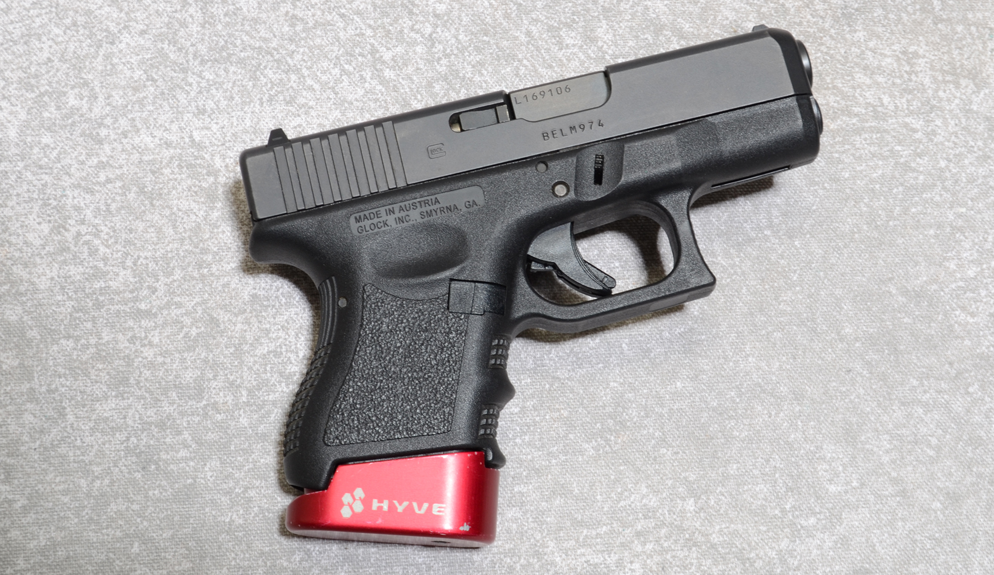 Glock 27 Gen 3 Pistol, .40 S&ampW, 3.43″ Barrel - Glock