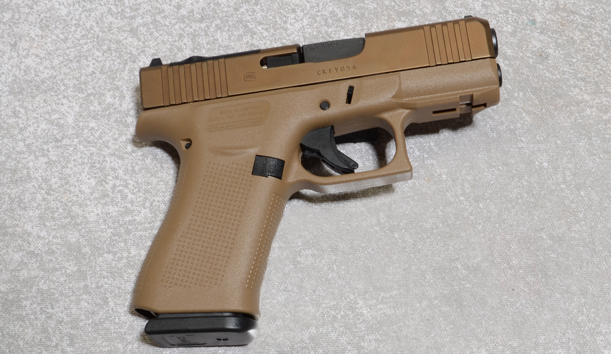 Glock 43x Pistol, 9mm Luger, 3.25″ Barrel - Glock