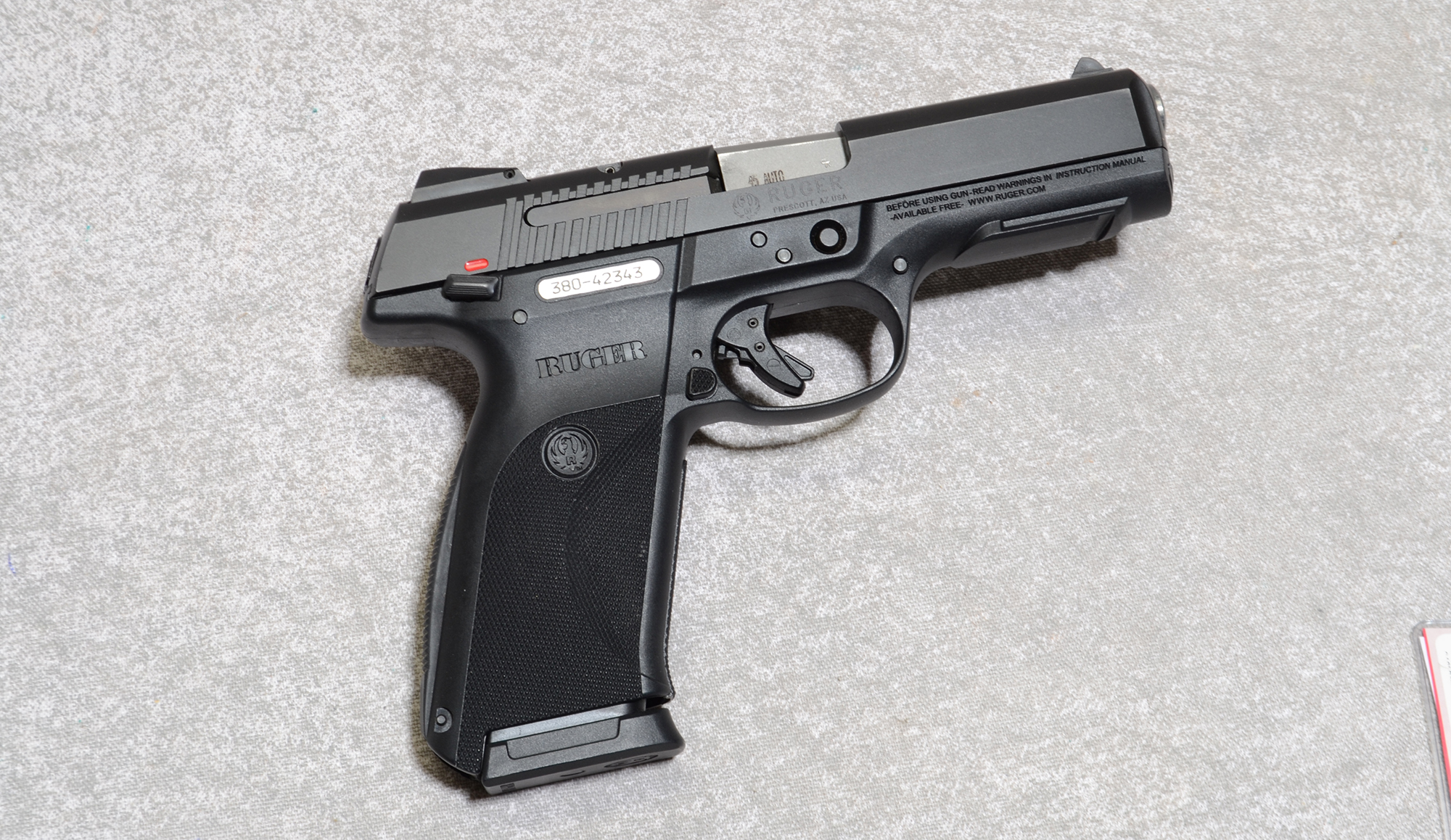Ruger SR45 Pistol, .45 Auto, 4.5″ Barrel - Ruger