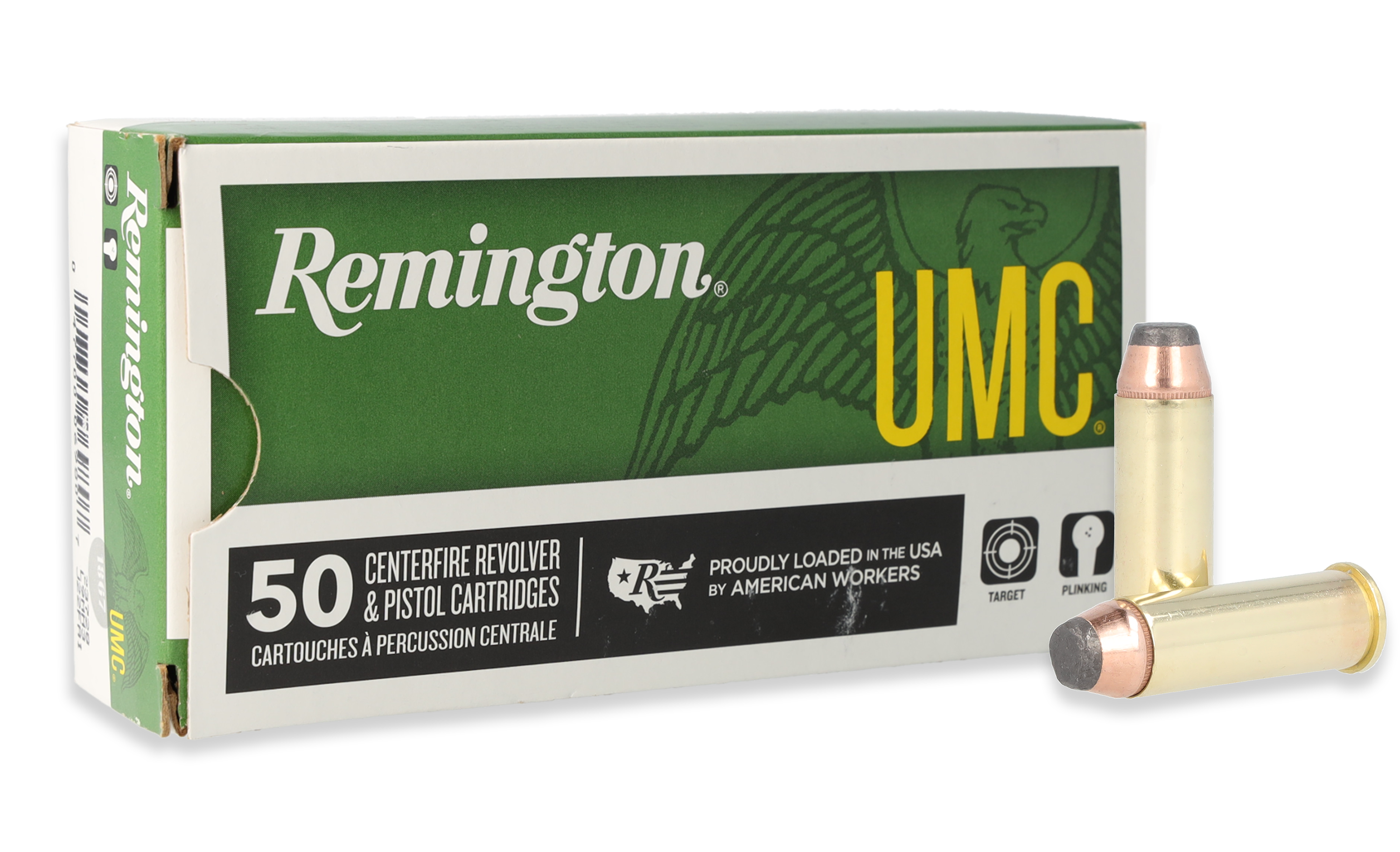 Remington UMC .44 Remington Magnum 180 Grain Jacketed Soft Point Handgun Ammo