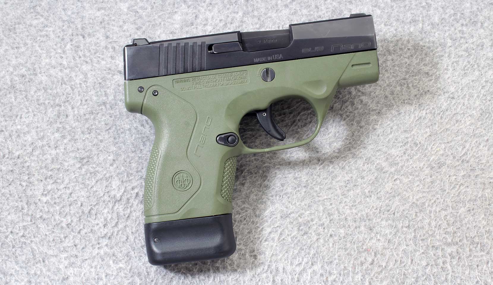 Beretta ~ BU9 Nano Ranger Green ~ 9mm Para. - Beretta