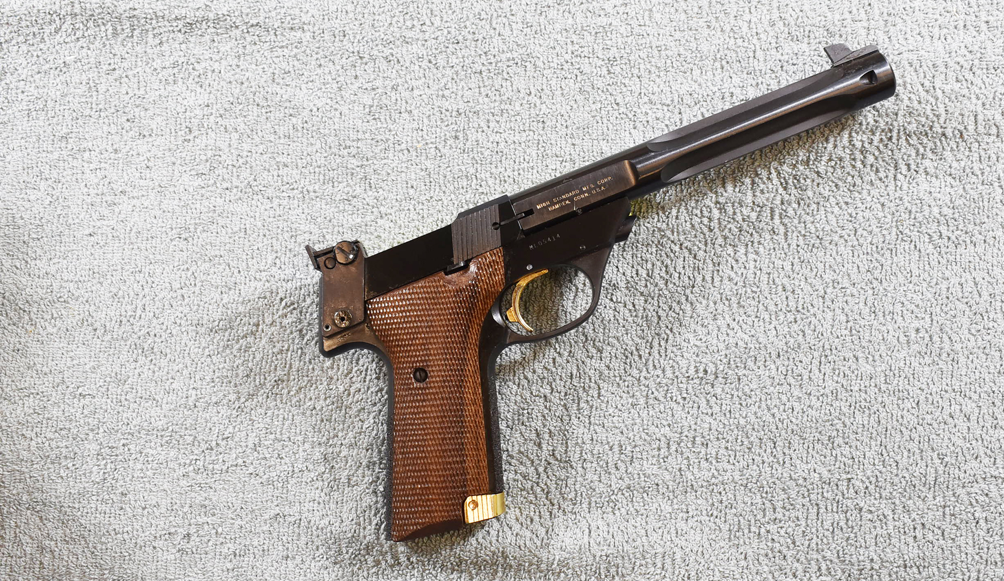 High Standard~Supermatic Trophy~.22 Long Rifle (Rimfire) - High Standard