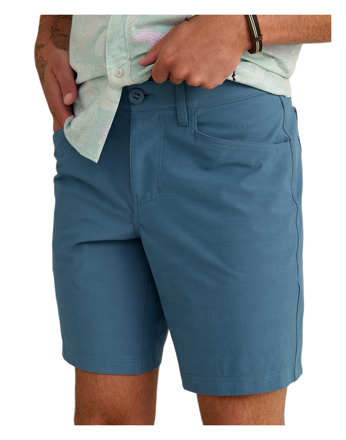 Huk Kona Shorts for Men - Stormy Blue
