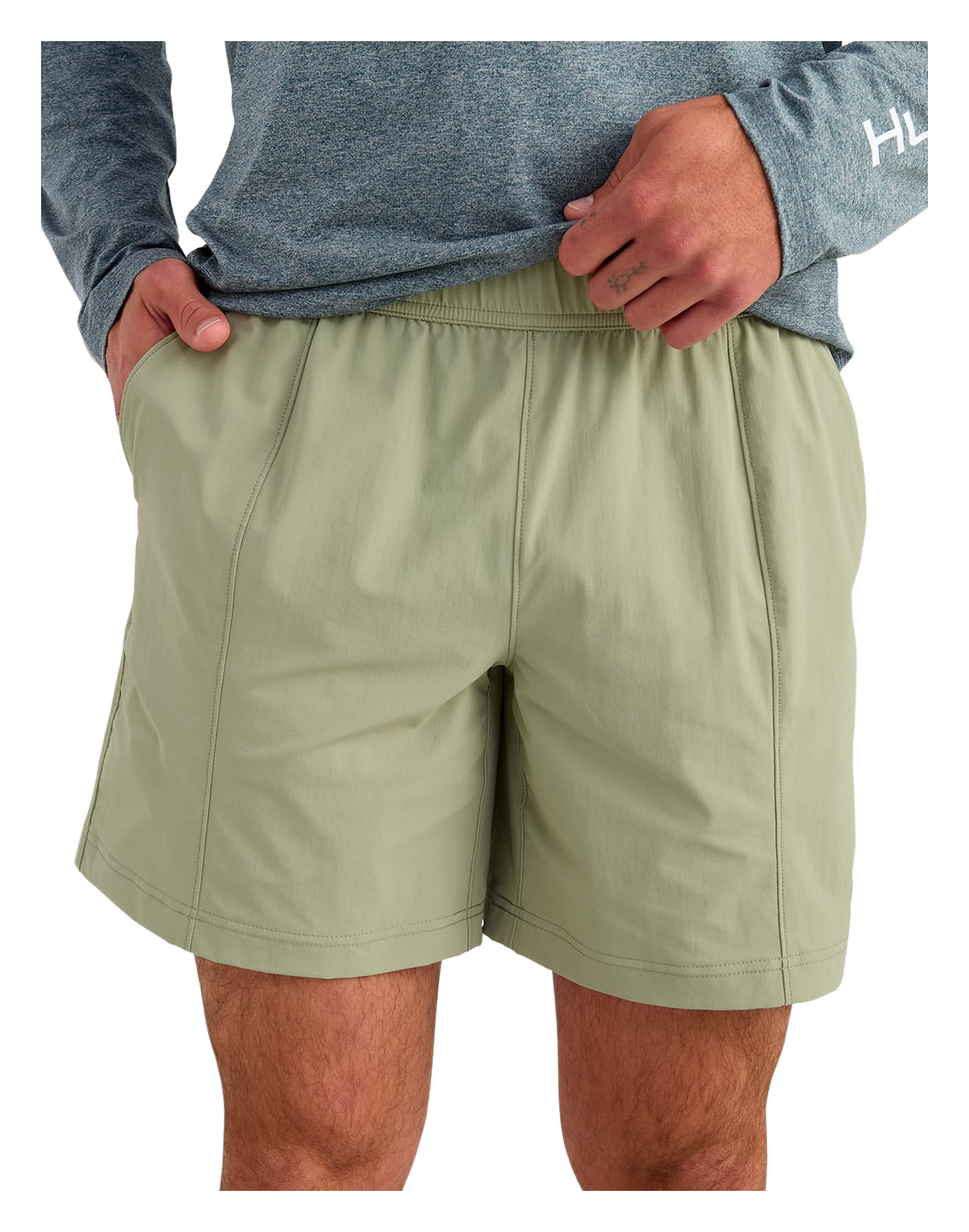 Image of Huk Airweight Shorts - Seagrass