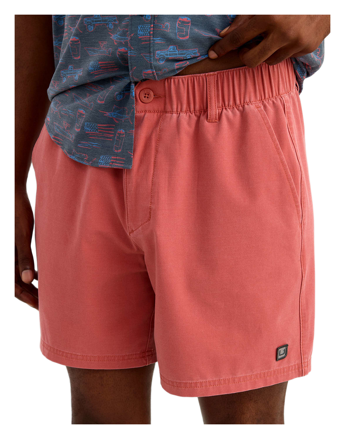 Image of Huk Shoreside Performance Shorts - Mineral Red