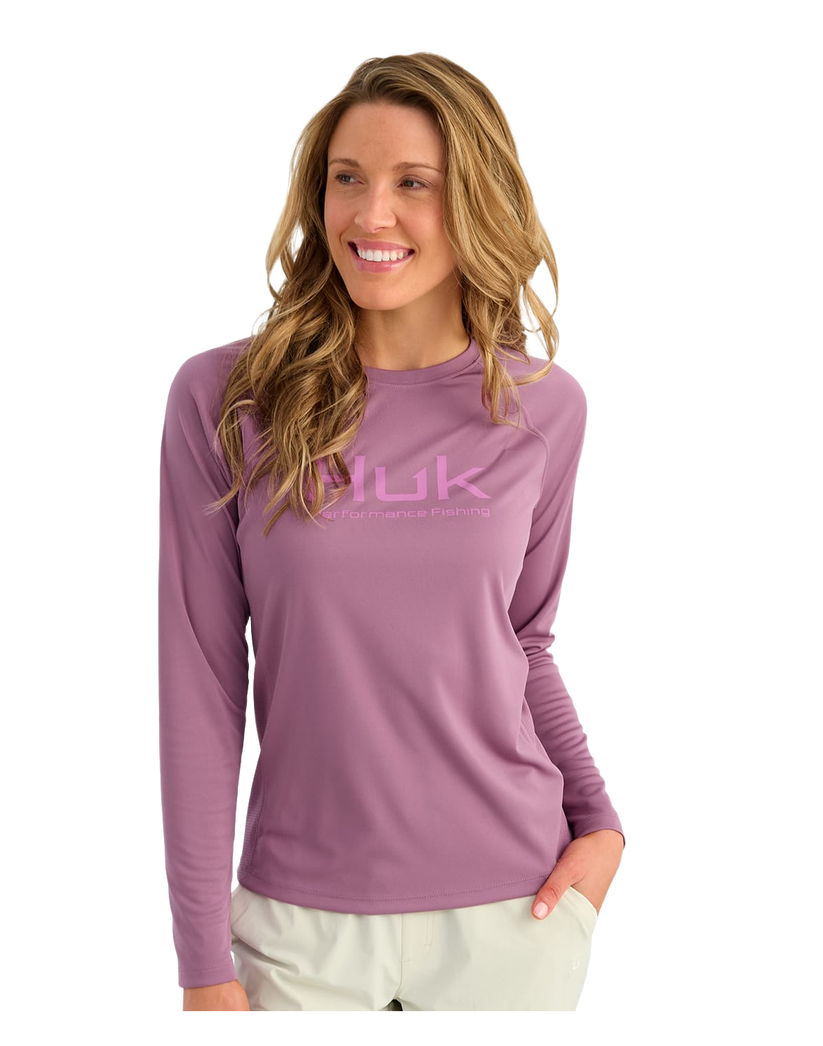 Image of Huk Pursuit Performance Long-Sleeve Shirt - Coastal Dusk