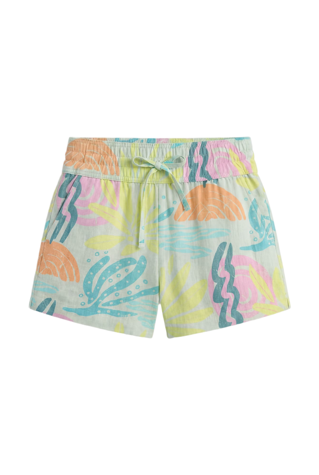 HUK Women's Breezeway Short - Pale Algae Beach Vibes XS