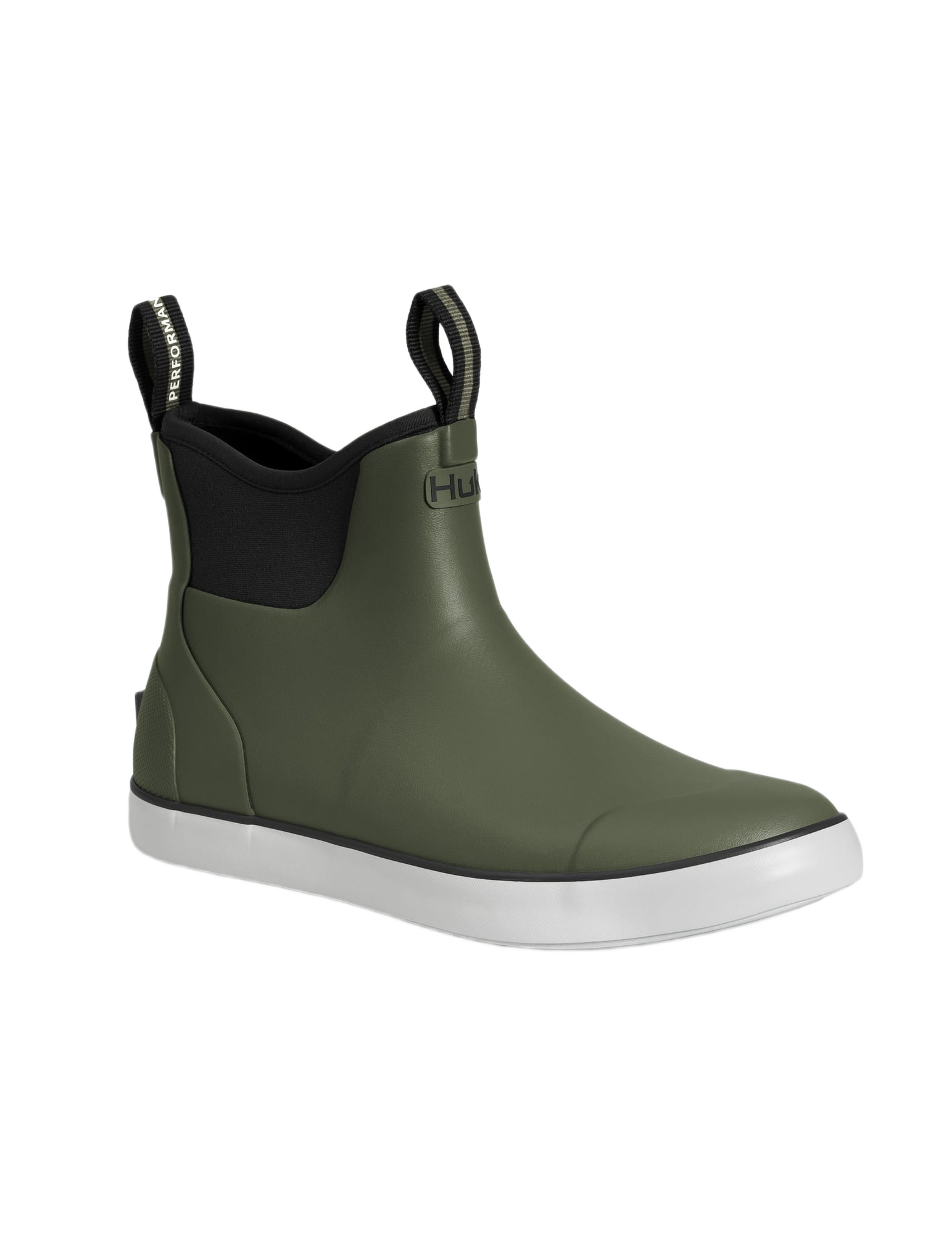 Huk Rogue Wave Deck Boots for Men - Moss