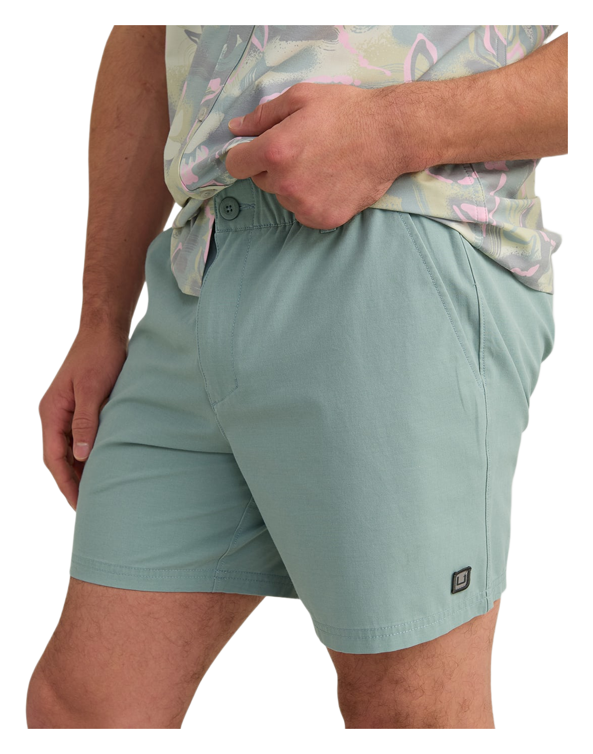 Image of Huk Shoreside Performance Shorts - Silver Blue