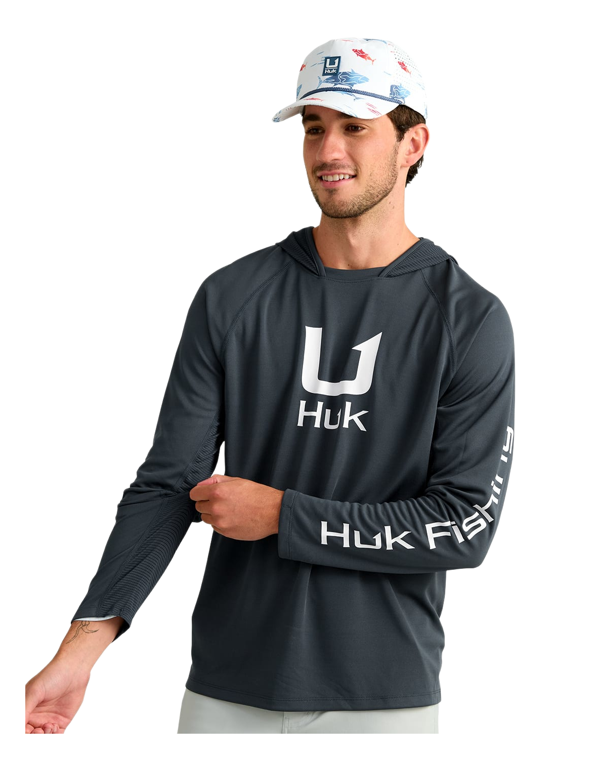 HUK Icon Performance Hoodie - Sea Storm L