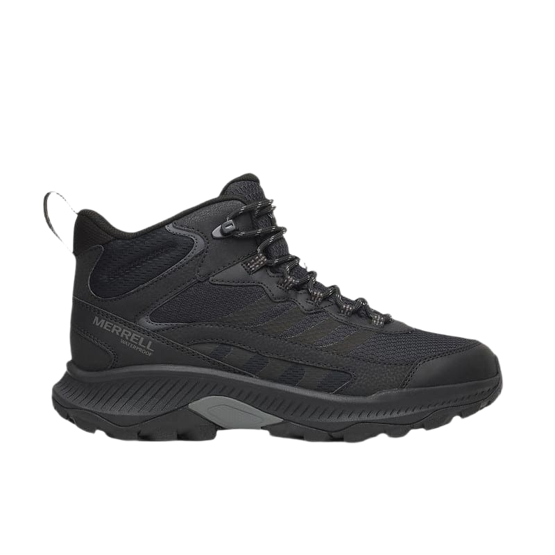 Merrell Merrell Speed Strike 2 Mid Waterproof Hiking Boots for Men - Black - $119.99 at Bass Pro Shops