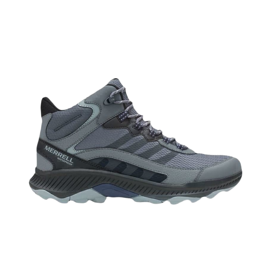 Merrell Merrell Speed Strike 2 Mid Waterproof Hiking Boots for Men - Rock - $119.99 at Bass Pro Shops