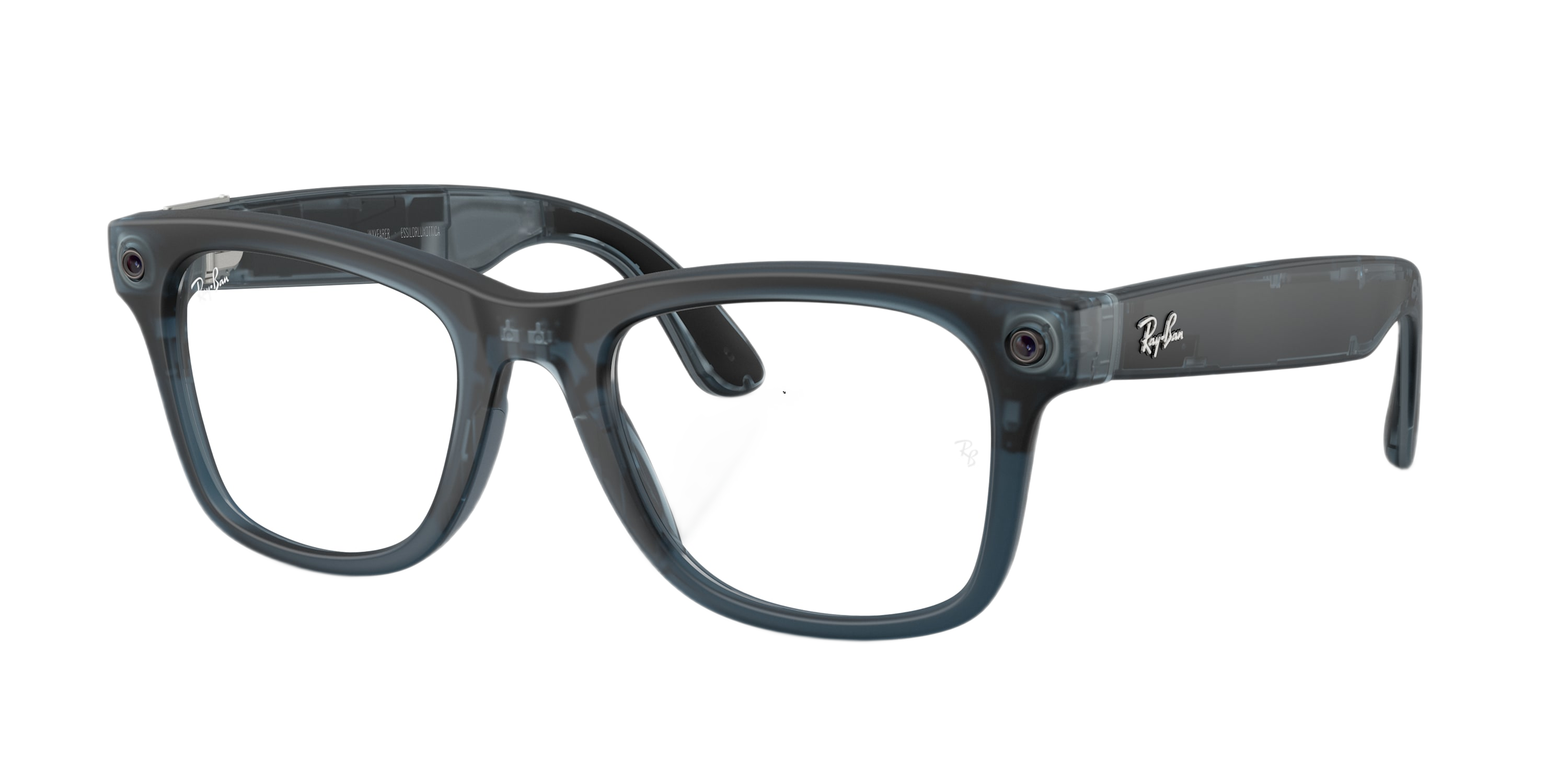 Ray-Ban Meta Ray-Ban Meta Gen 3 Wayfarer Rw4011 Transitions AI Glasses - Transparent Blue/Clear/Gray Photochromic - $529.00 at Bass Pro Shops