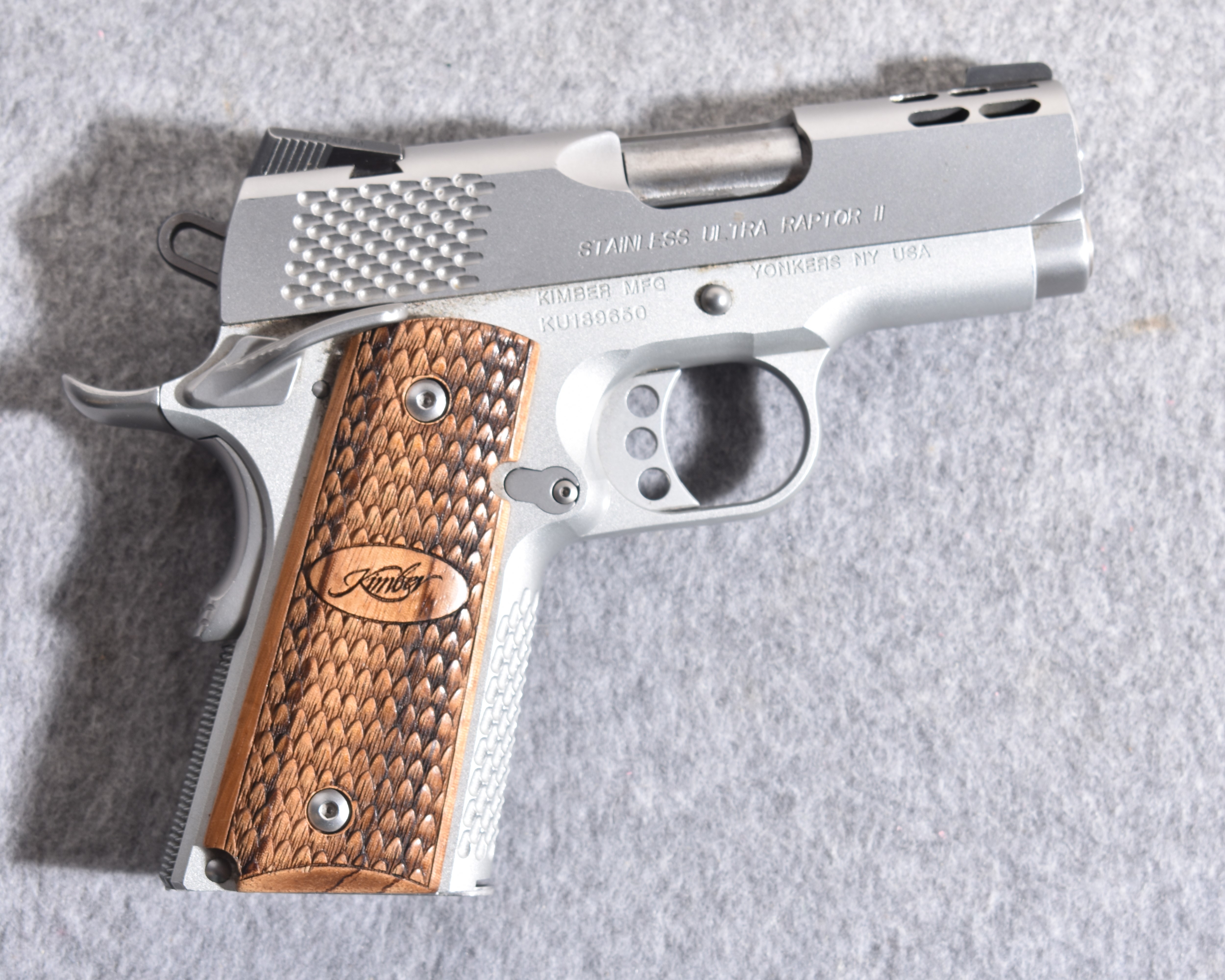Kim Ultra Raptor II .45 ACP Semi-Auto Pistol - Kimber