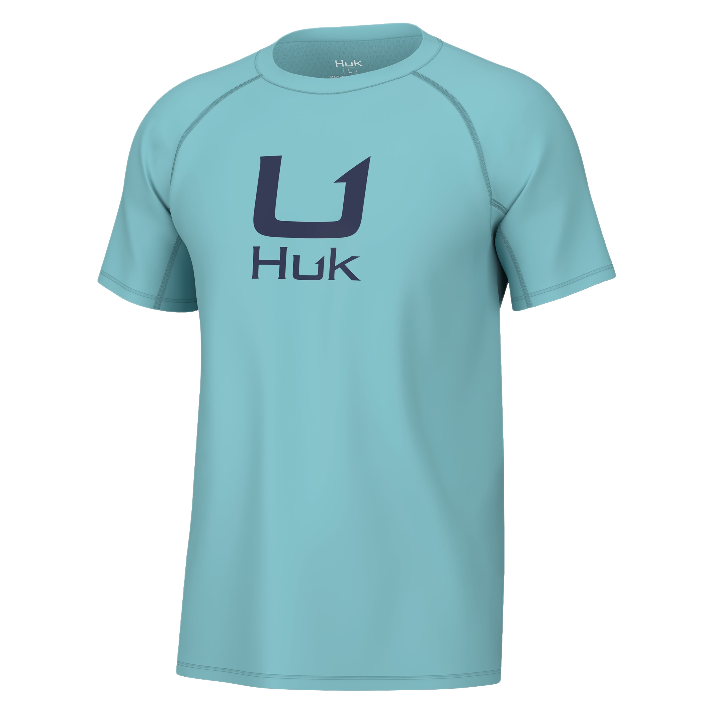 Huk Icon Short-Sleeve Crew - Marine Blue