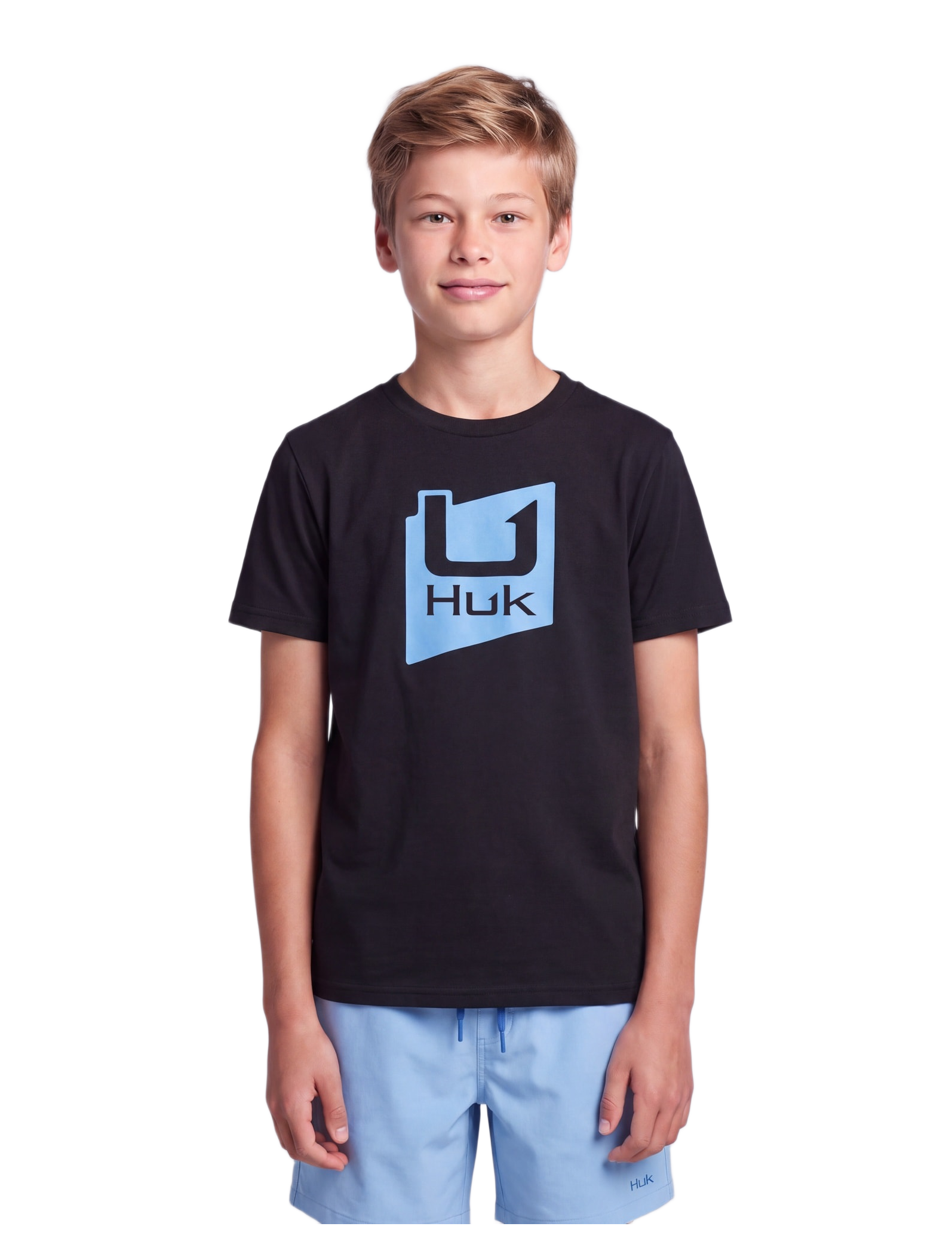 Image of Huk Slice Logo T-Shirt - Black