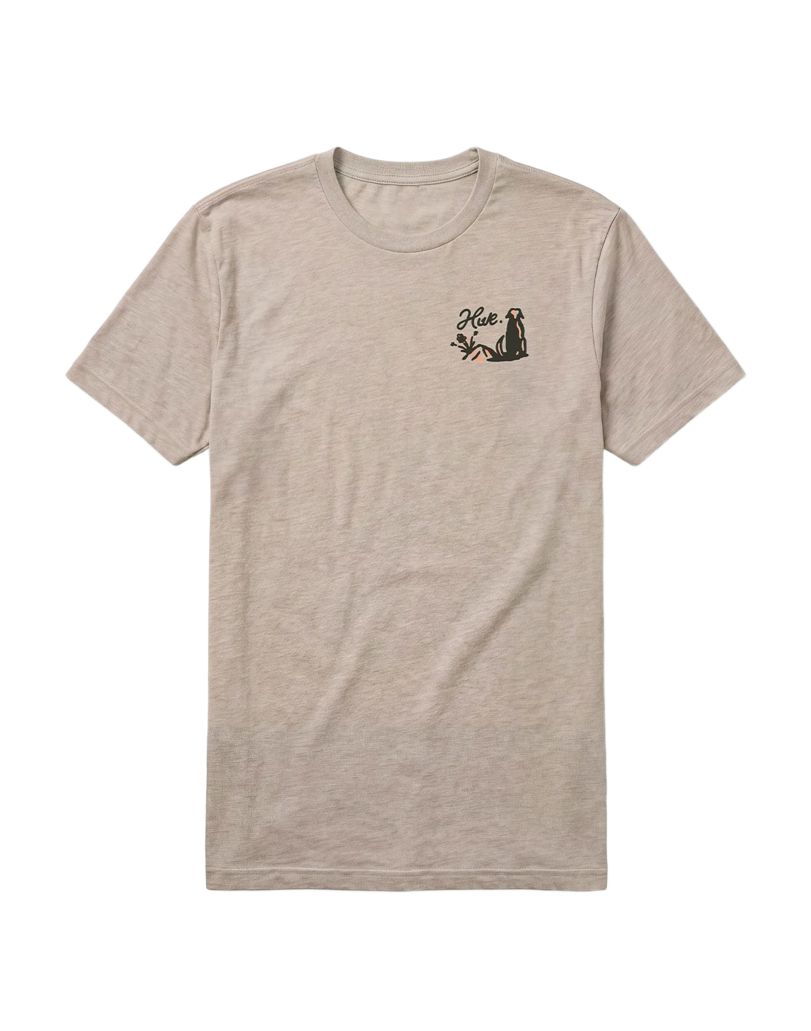 Huk Camp Vibes Short-Sleeve T-Shirt - River Rock Heather